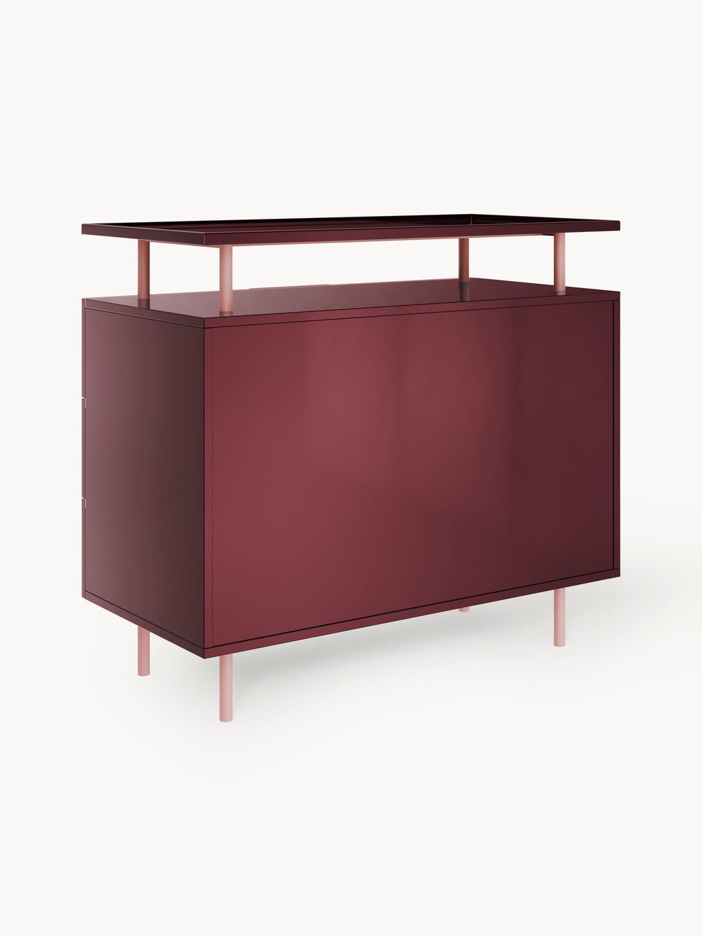 Lennie High Gloss Chest of Drawers