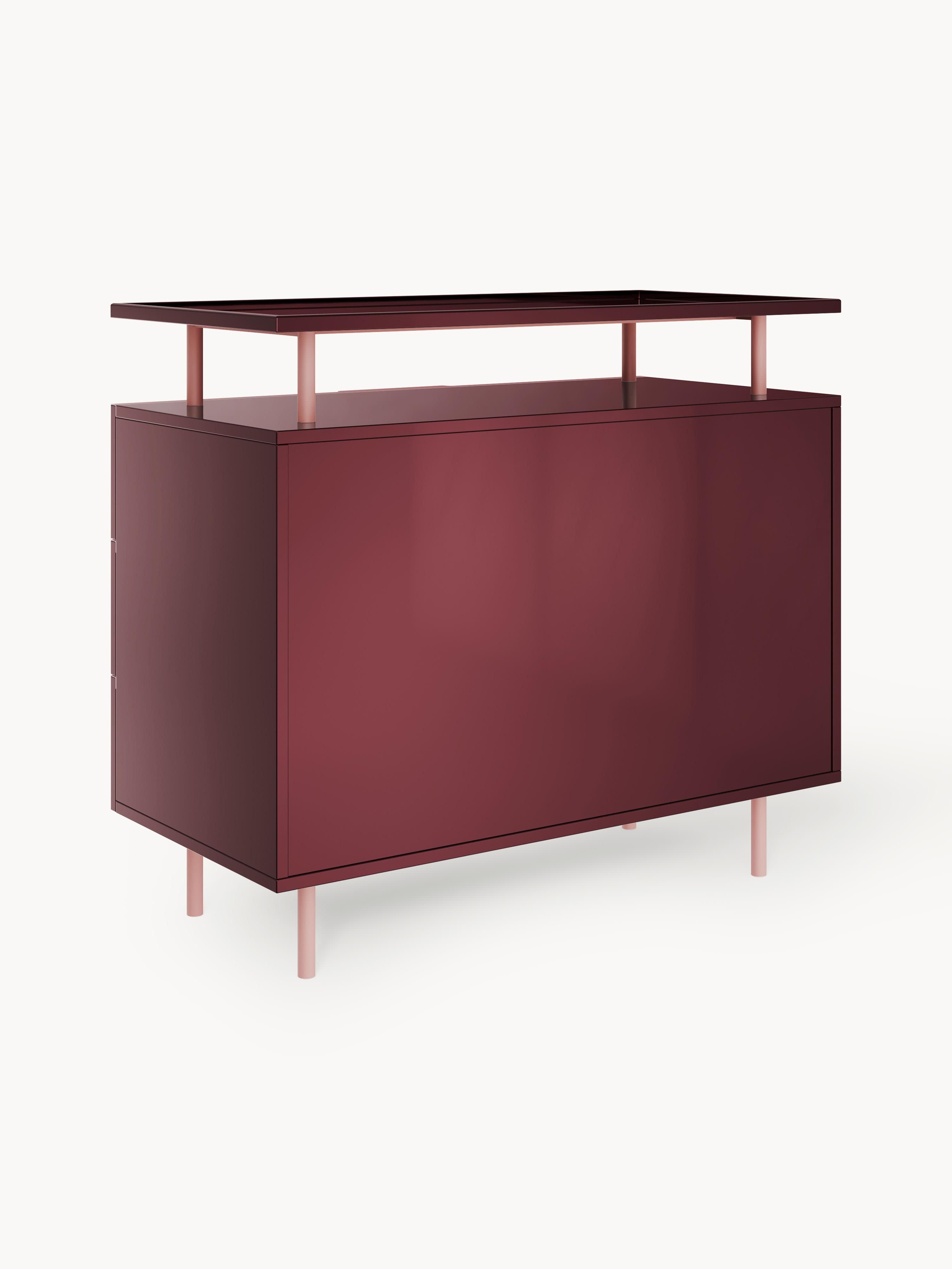Lennie High Gloss Chest of Drawers