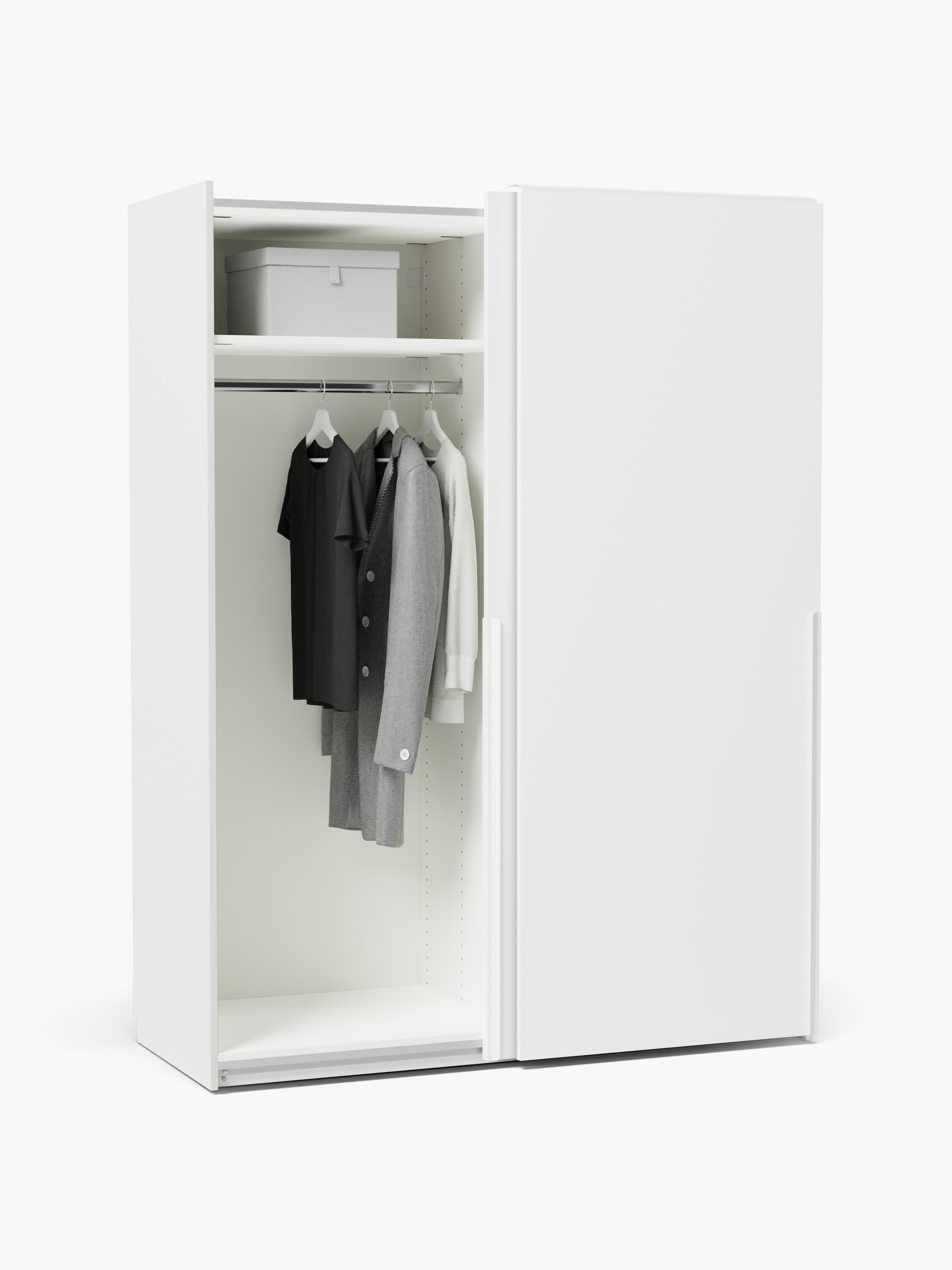 Leon Modular Sliding Door Wardrobe, 150 cm Wide, in various sizes