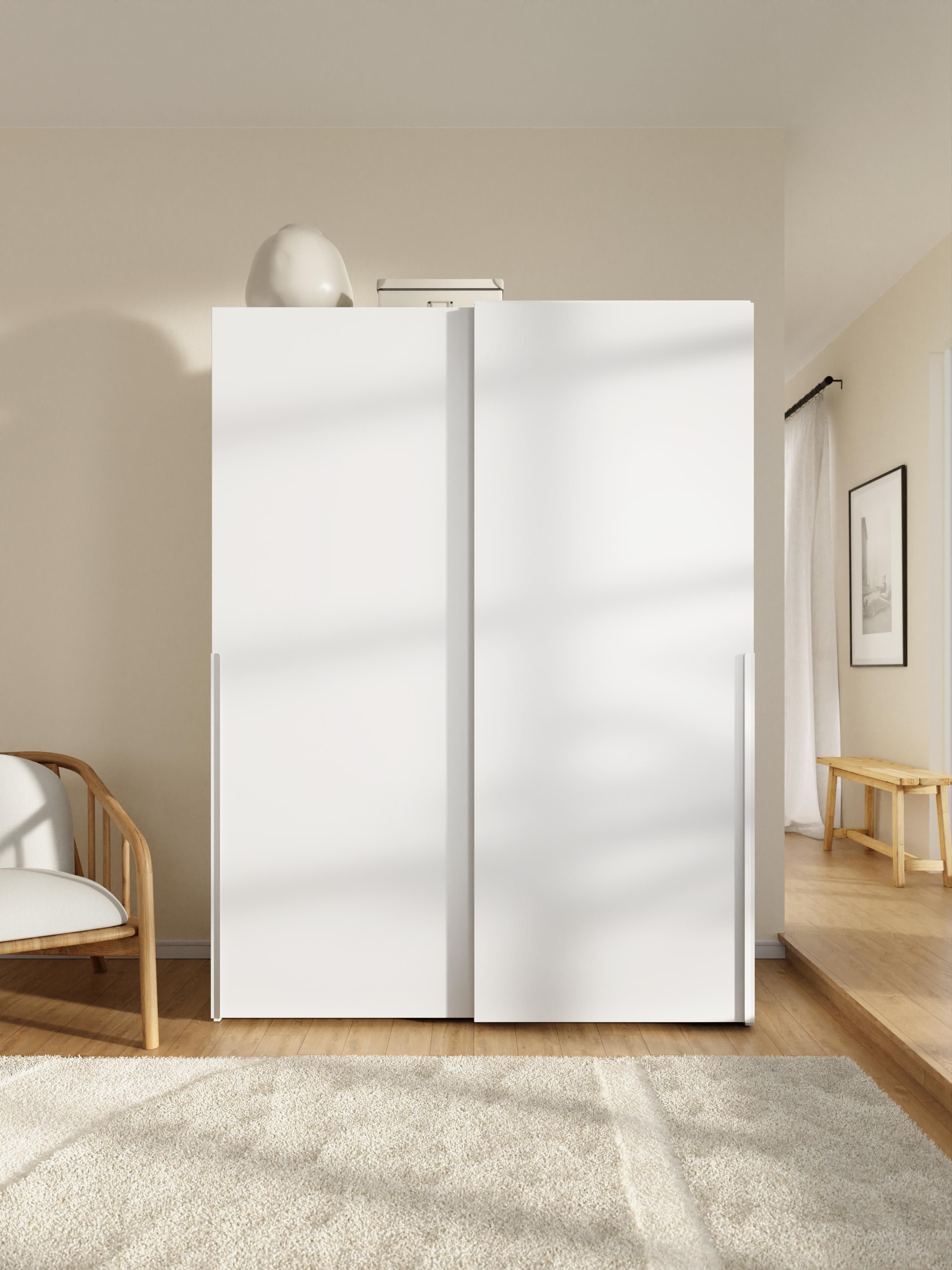 Leon Modular Sliding Door Wardrobe, 150 cm Wide, in various sizes