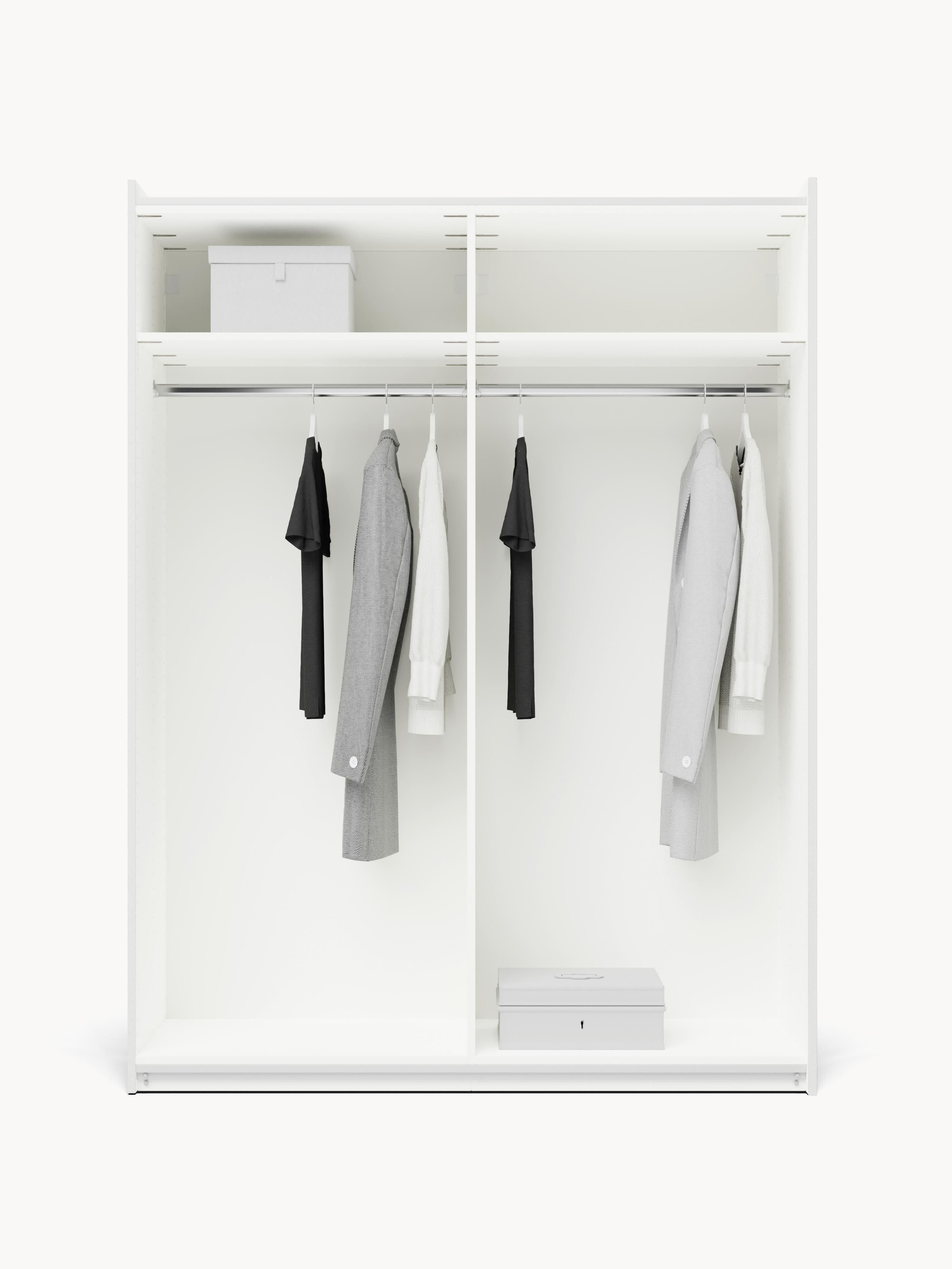 Leon Modular Sliding Door Wardrobe, 150 cm Wide, in various sizes