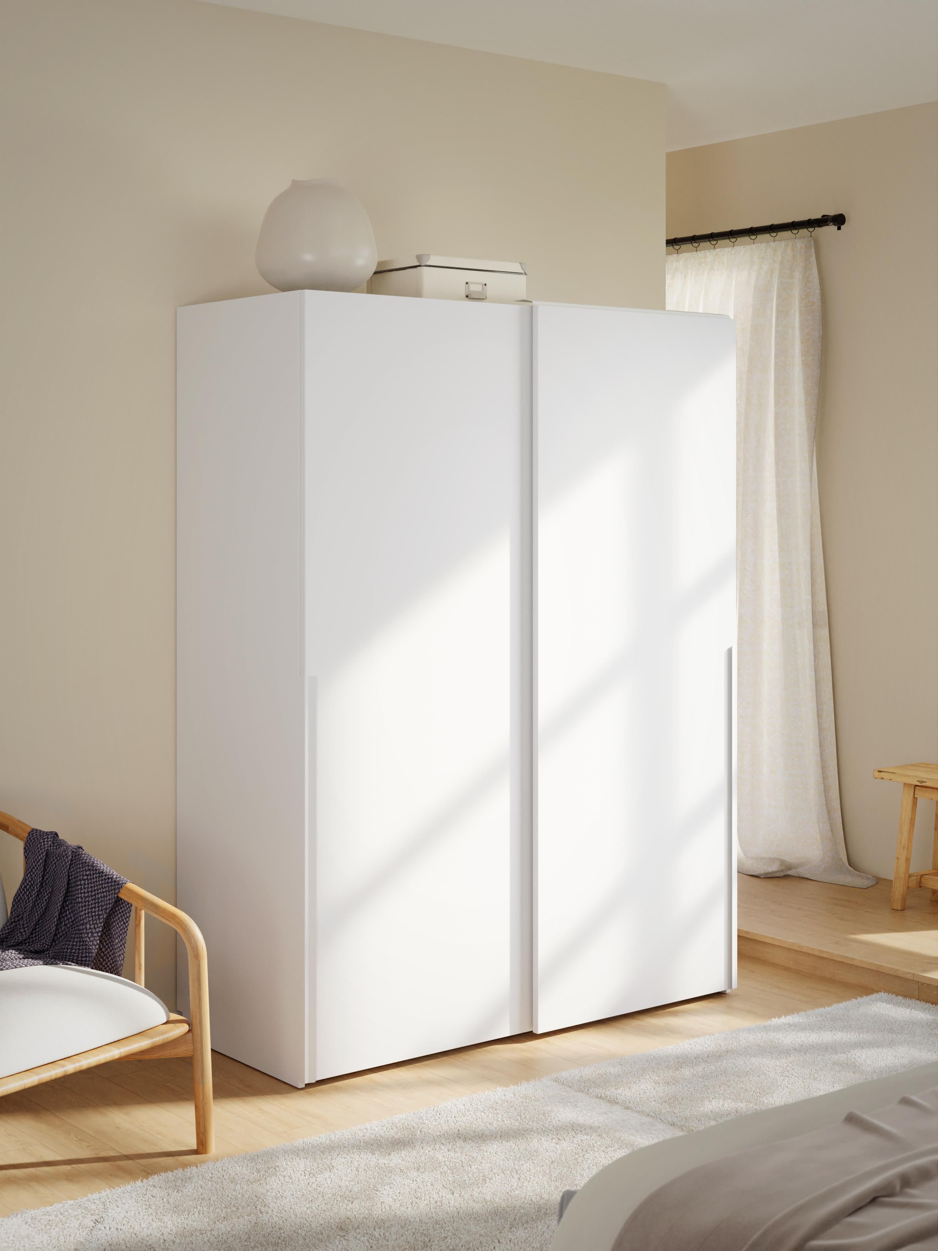 Leon Modular Sliding Door Wardrobe, 150 cm Wide, in various sizes