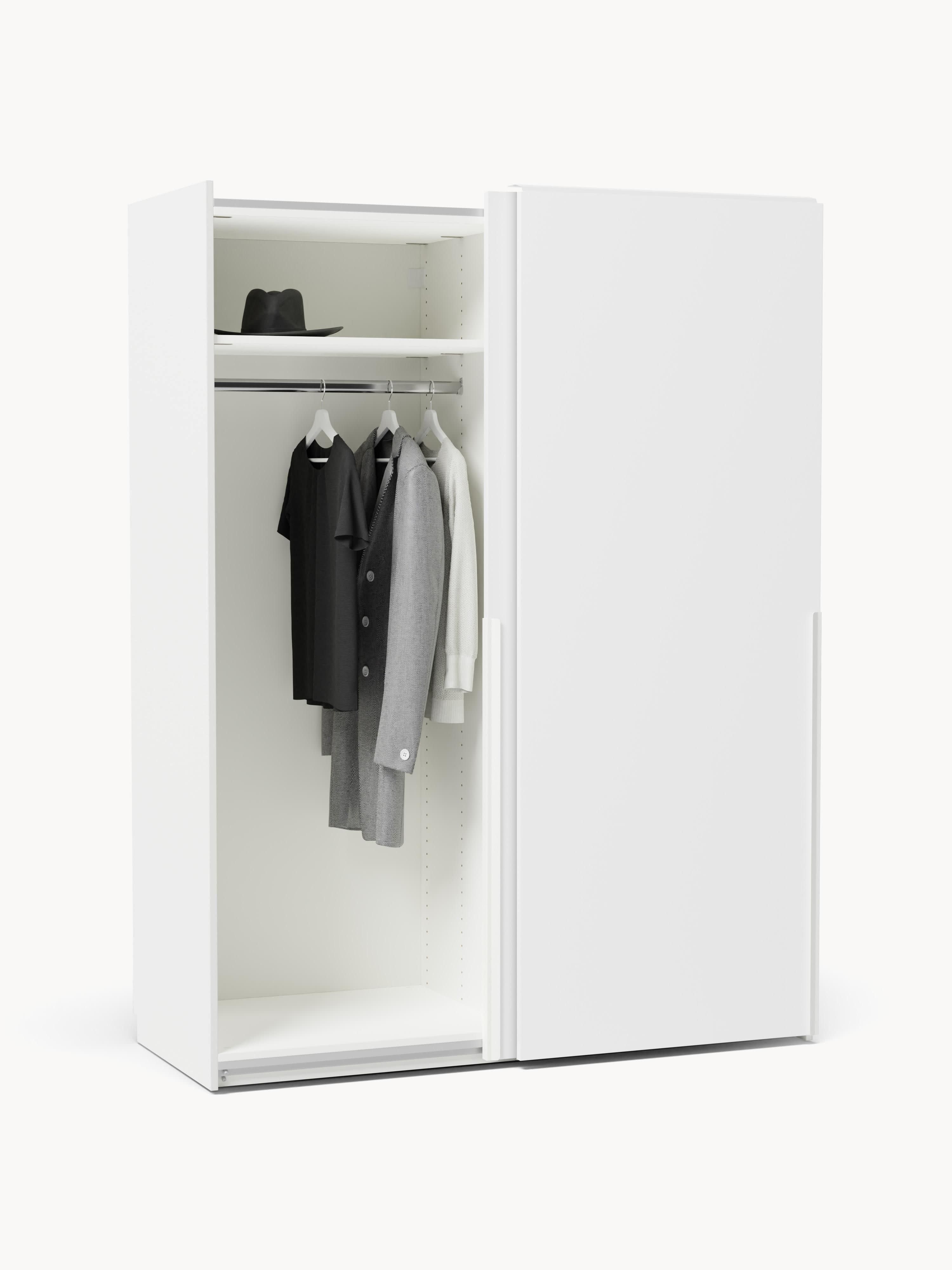 Leon Modular Sliding Door Wardrobe, 150 cm Wide, in various sizes