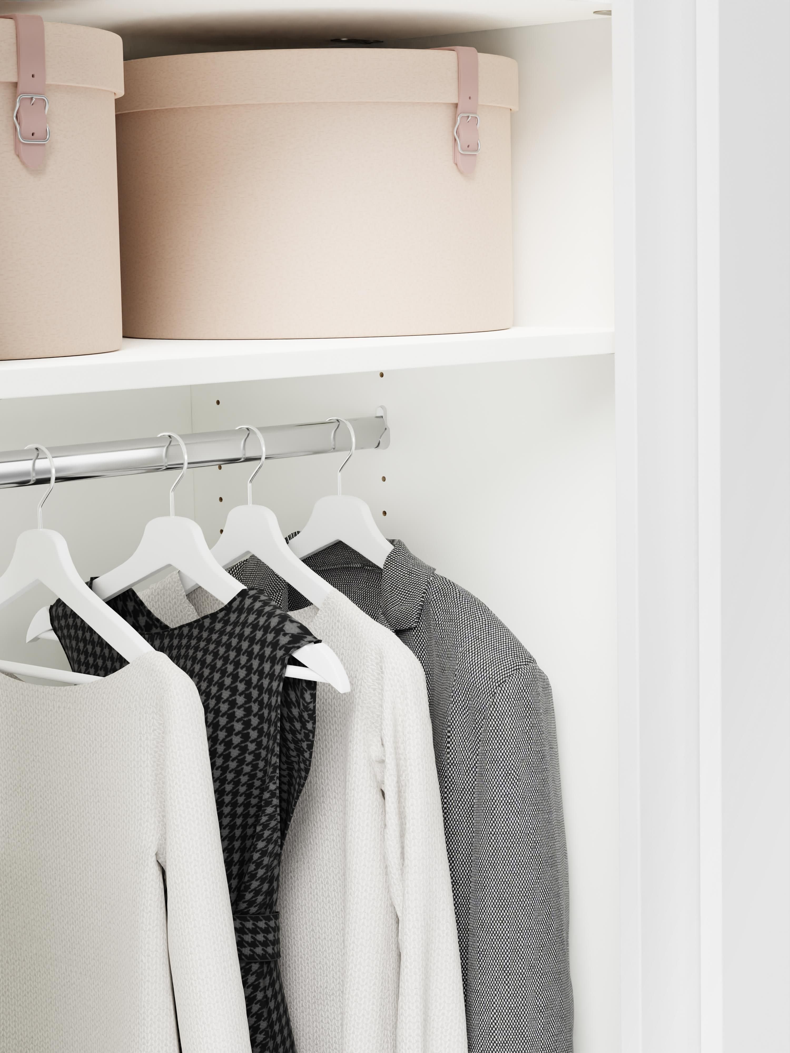 Leon Modular Sliding Door Wardrobe, 150 cm Wide, in various sizes