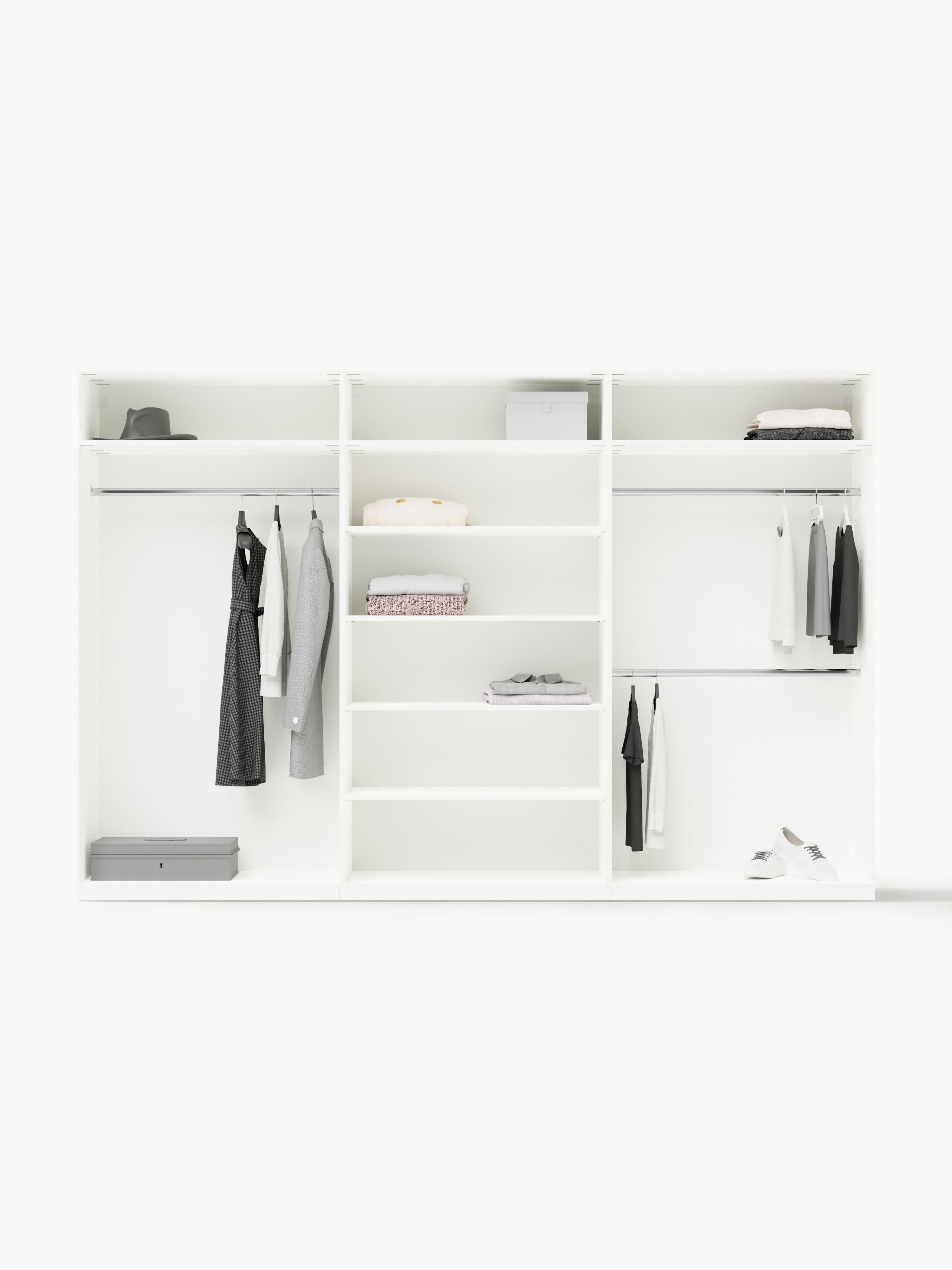 Denise Modular Hinged Door Wardrobe, 300 cm Wide, in various sizes