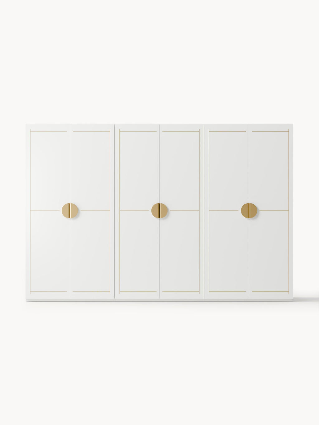 Denise Modular Hinged Door Wardrobe, 300 cm Wide, in various sizes