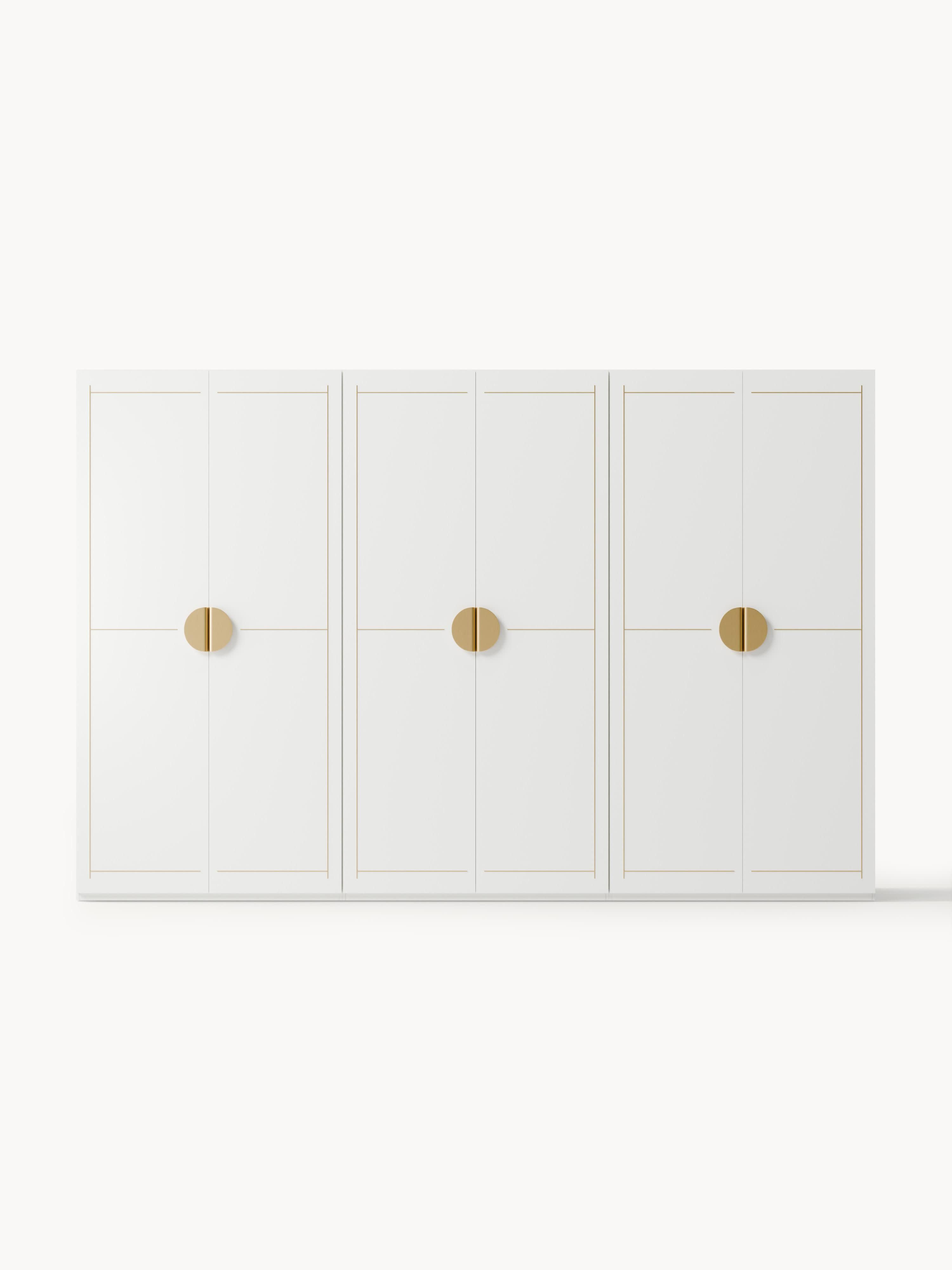 Denise Modular Hinged Door Wardrobe, 300 cm Wide, in various sizes