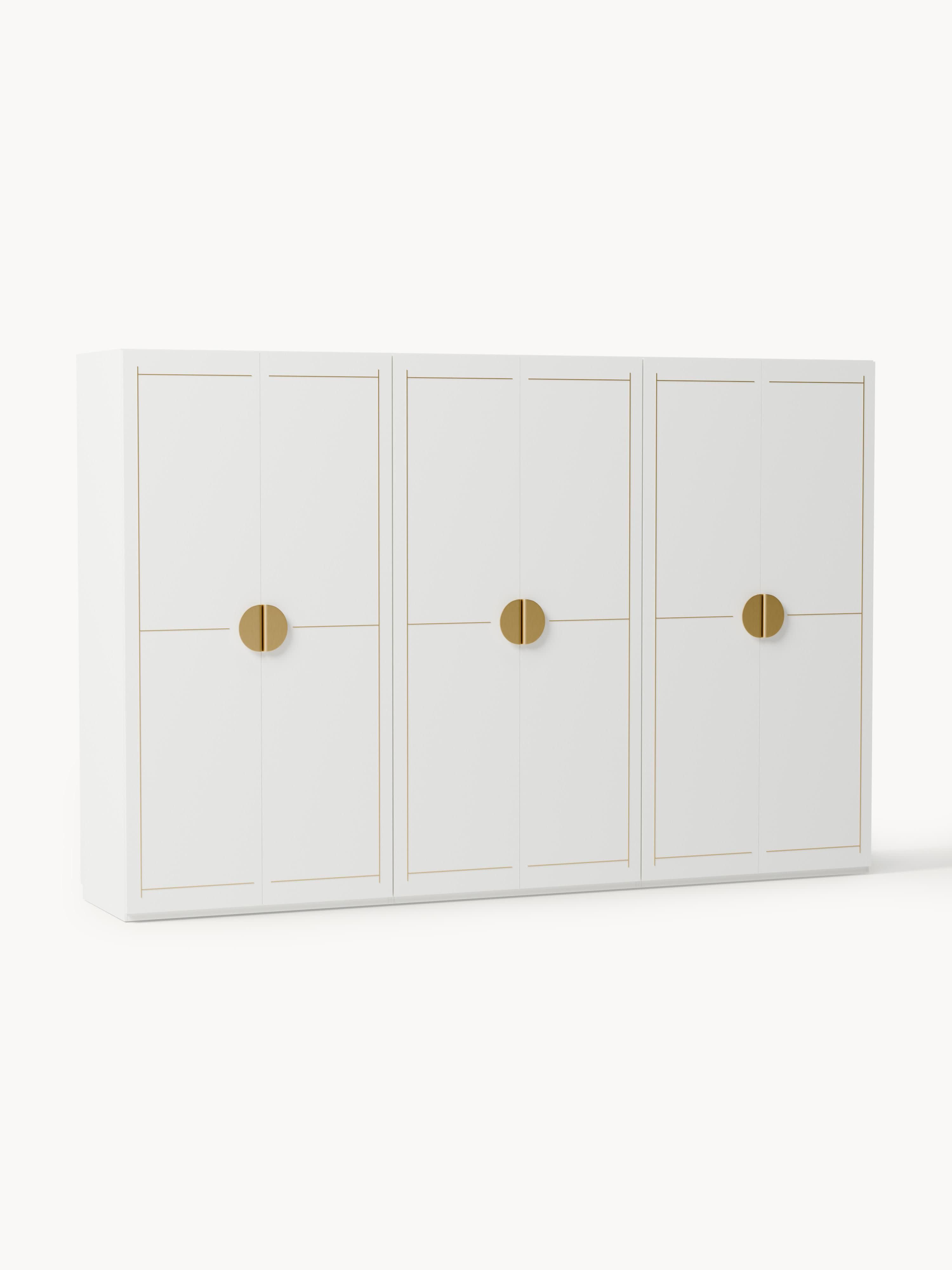 Denise Modular Hinged Door Wardrobe, 300 cm Wide, in various sizes