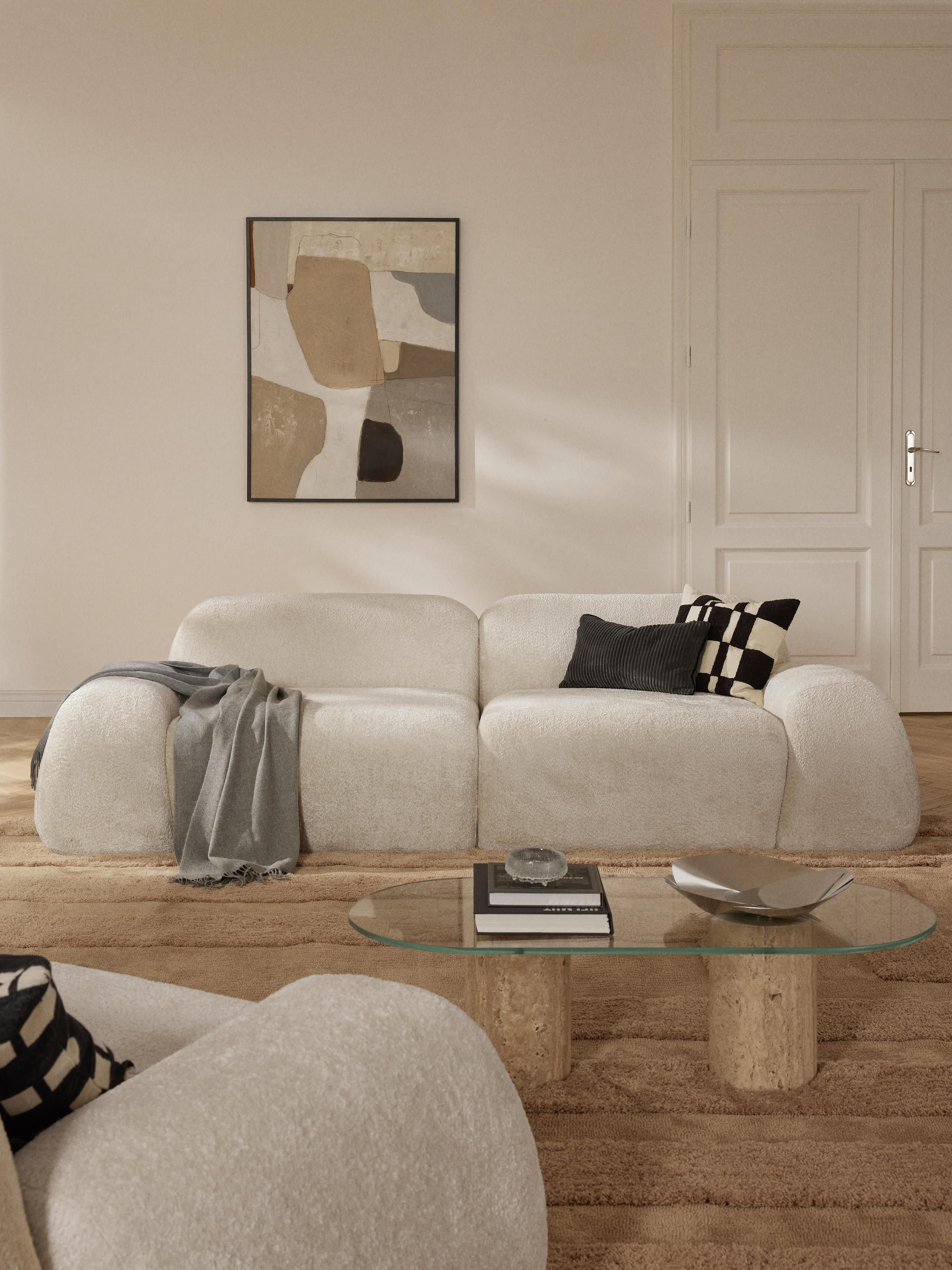 Wolke Modular Teddy Bouclé Sofa (3-seater)