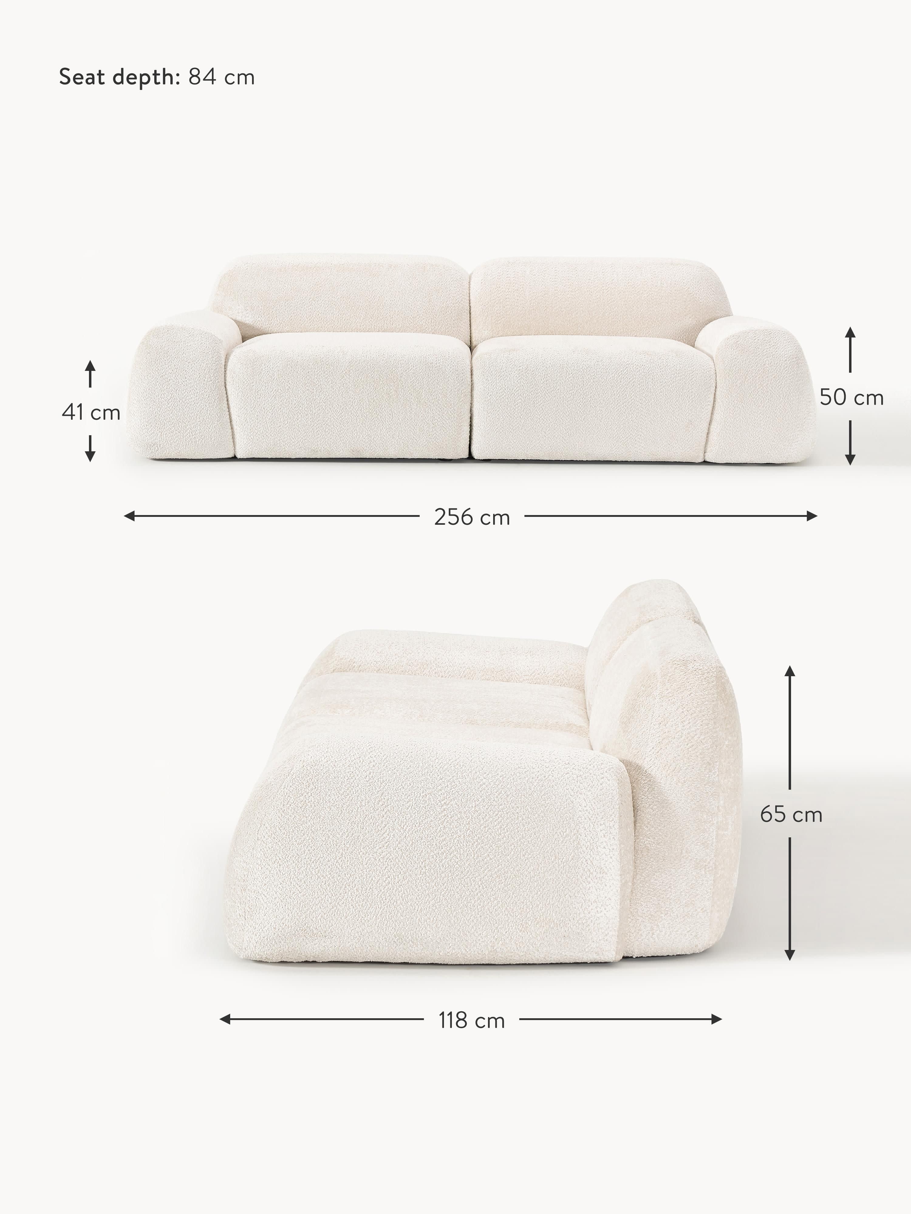 Wolke Modular Teddy Bouclé Sofa (3-seater)