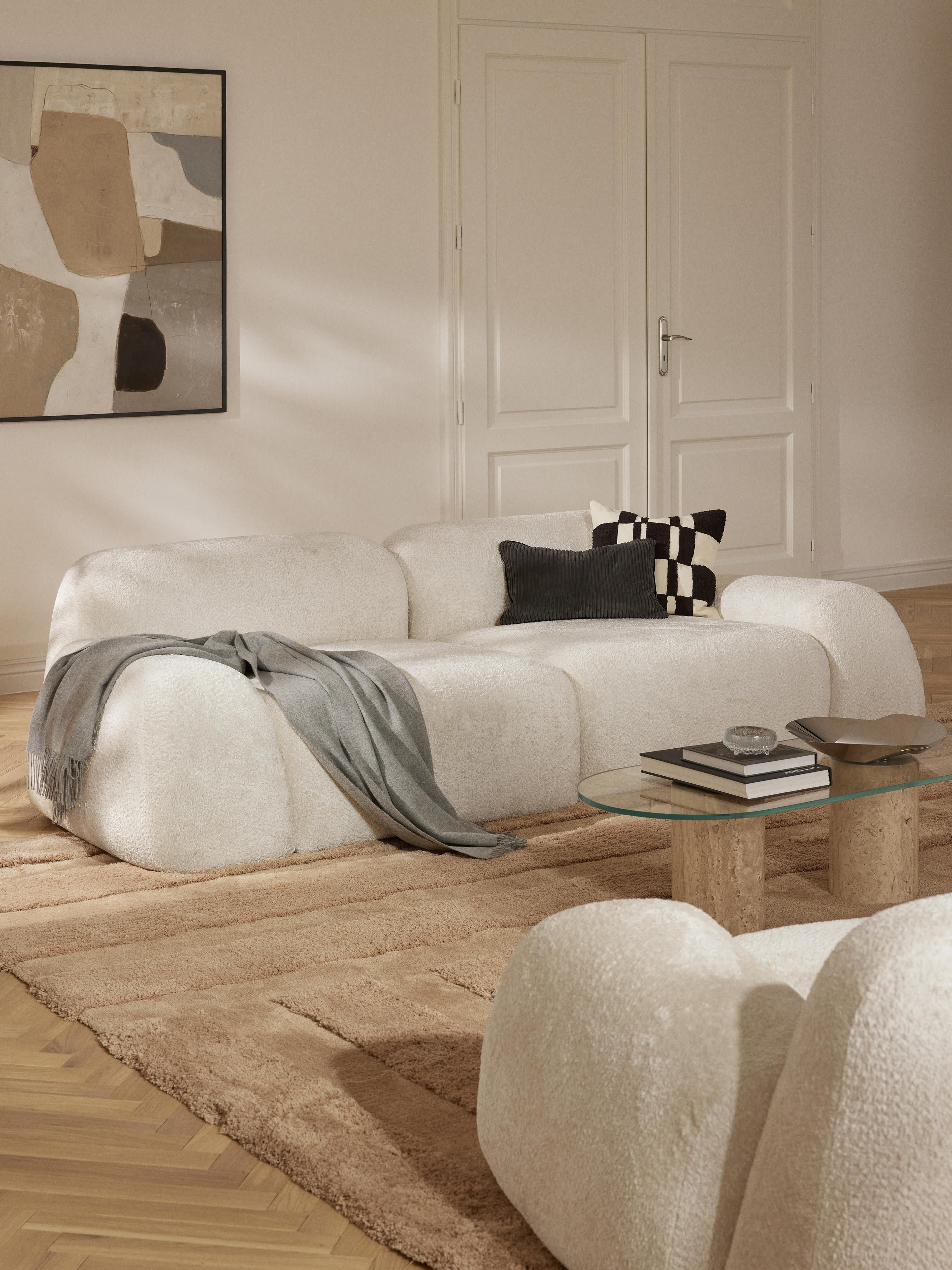 Wolke Modular Teddy Bouclé Sofa (3-seater)