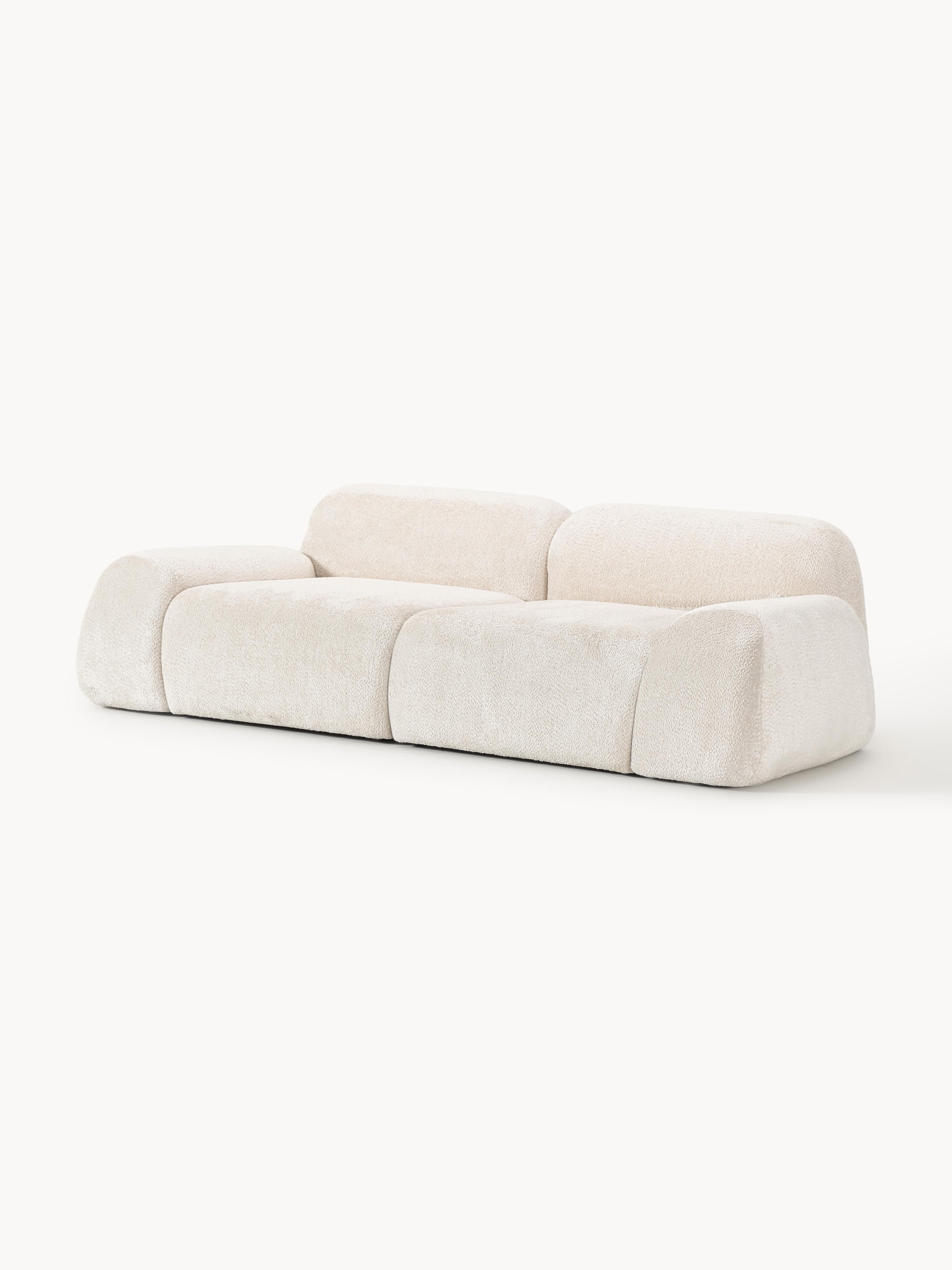 Wolke Modular Teddy Bouclé Sofa (3-seater)