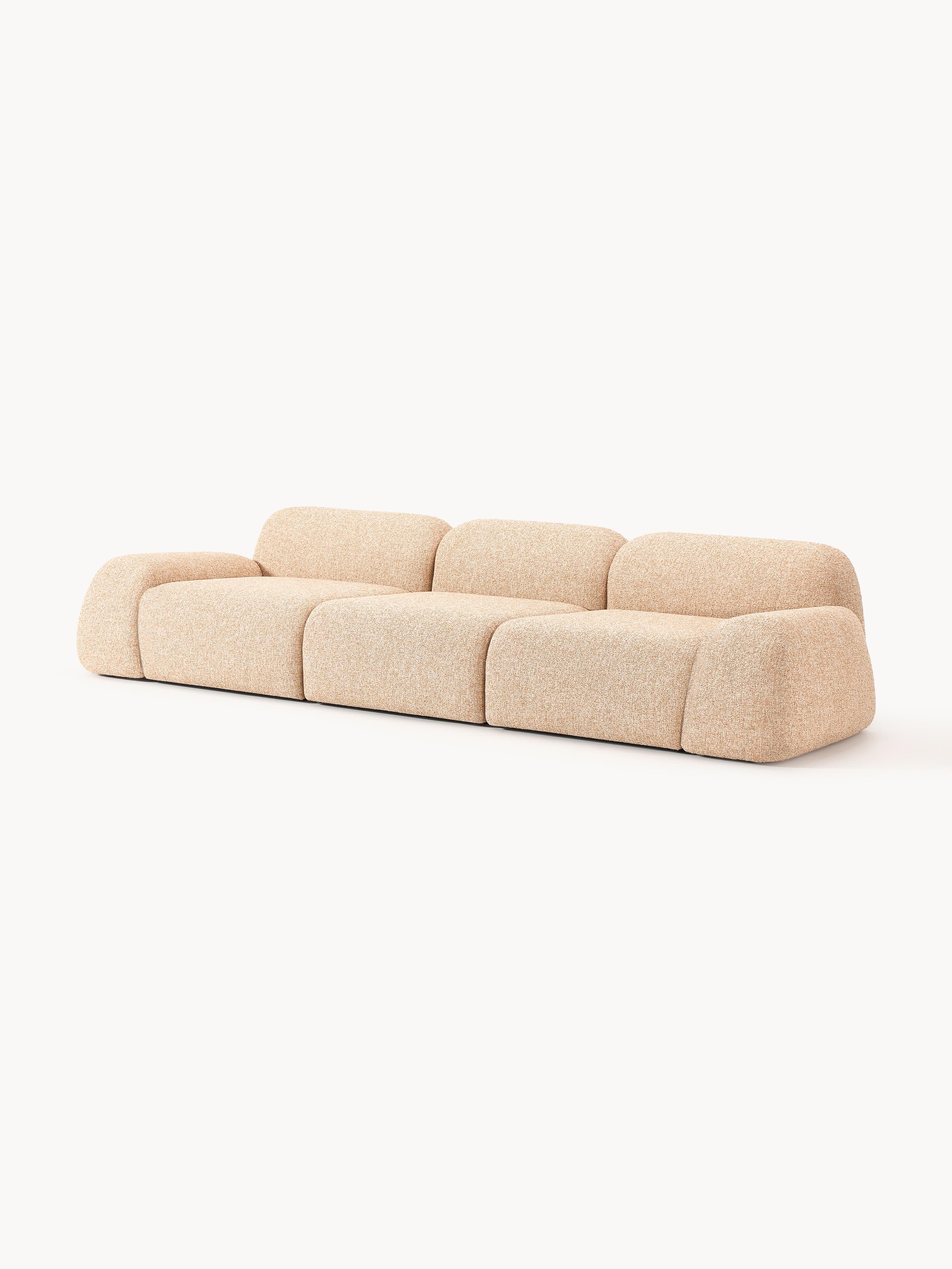 Wolke Modular Bouclé Sofa (4-seater)
