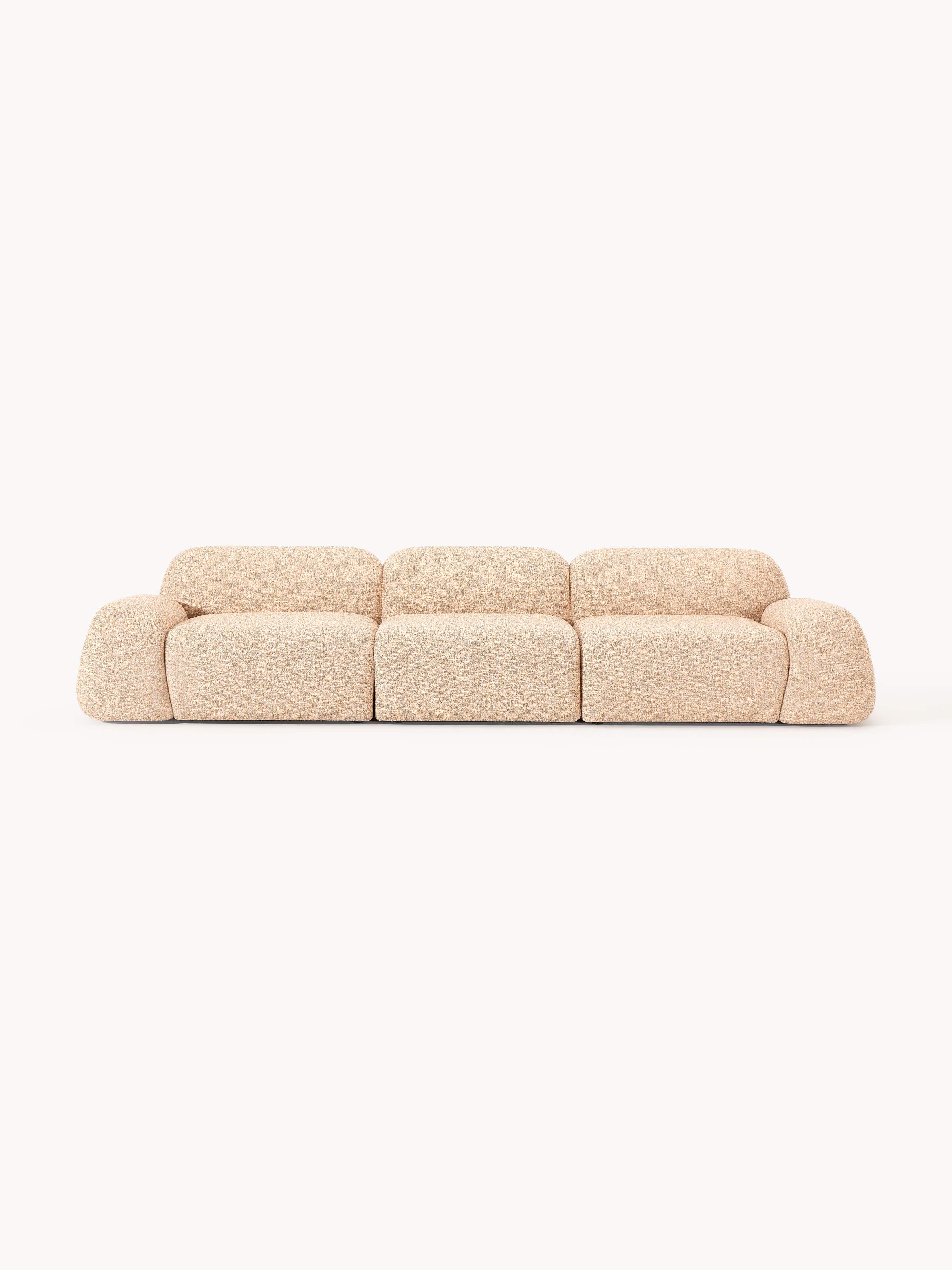 Wolke Modular Bouclé Sofa (4-seater)