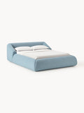 Gallery image 1 - Upholstered Bouclé Bed Sofia