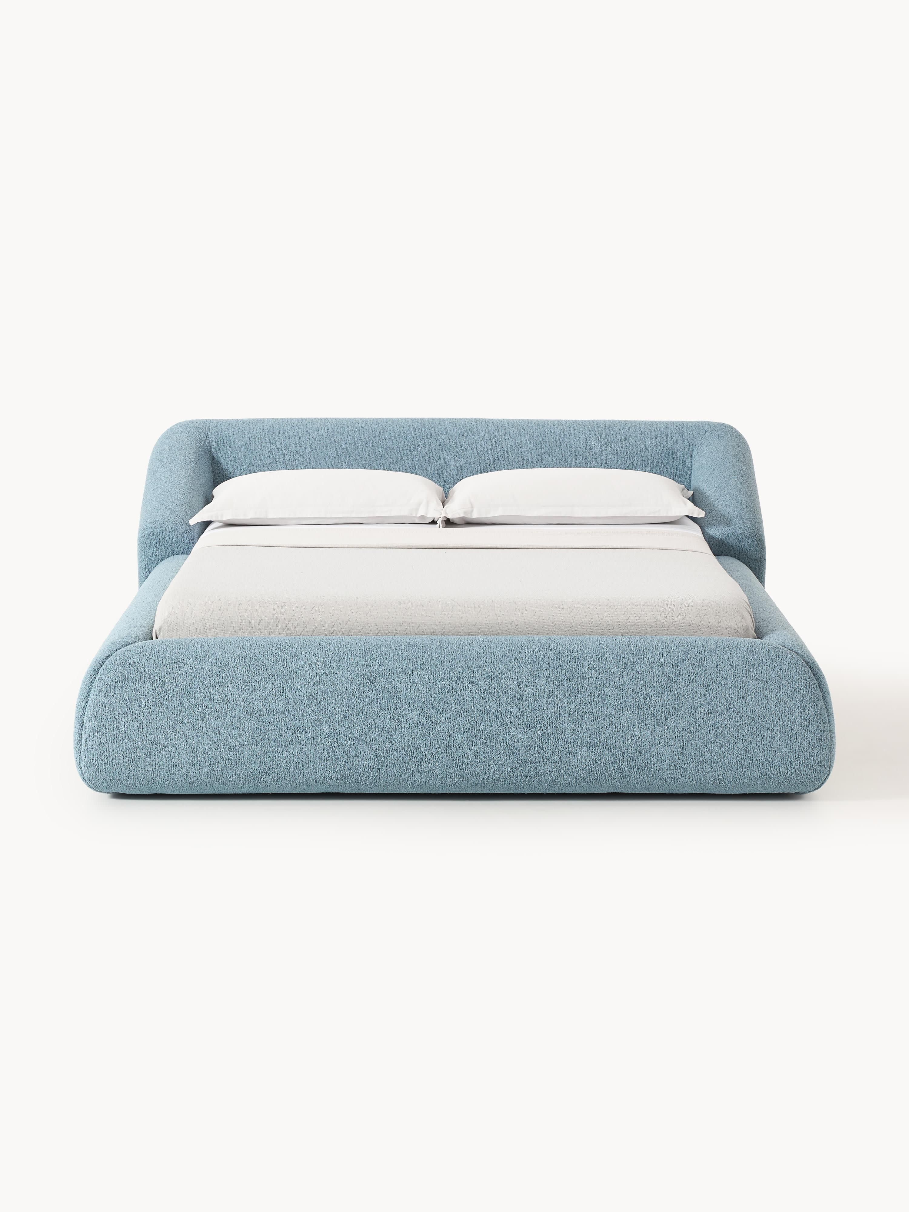 Sofia Upholstered Bouclé Bed