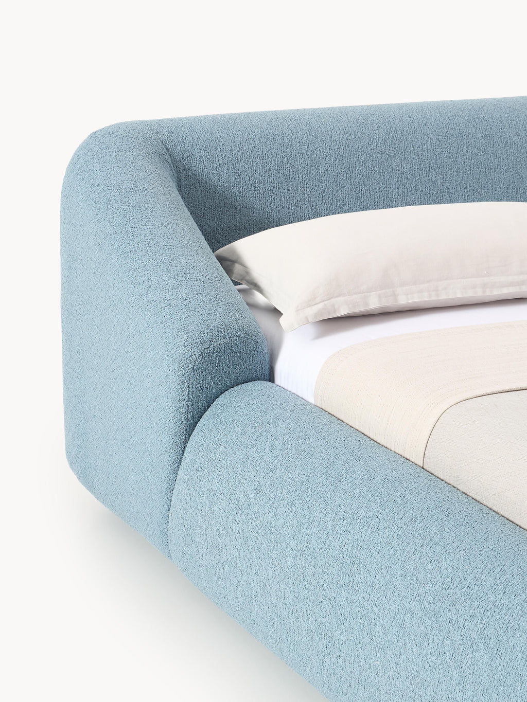 Sofia Upholstered Bouclé Bed
