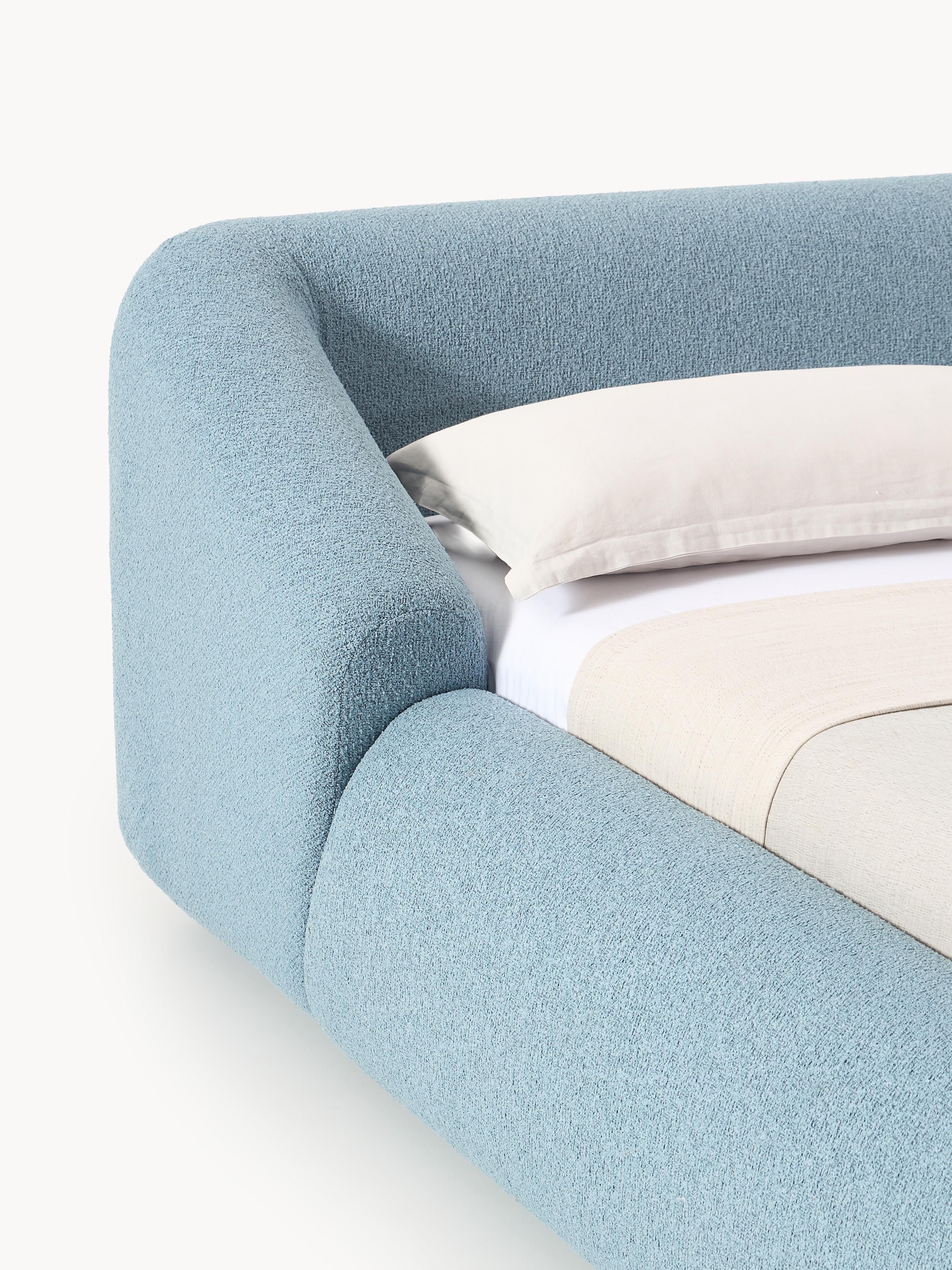 Sofia Upholstered Bouclé Bed