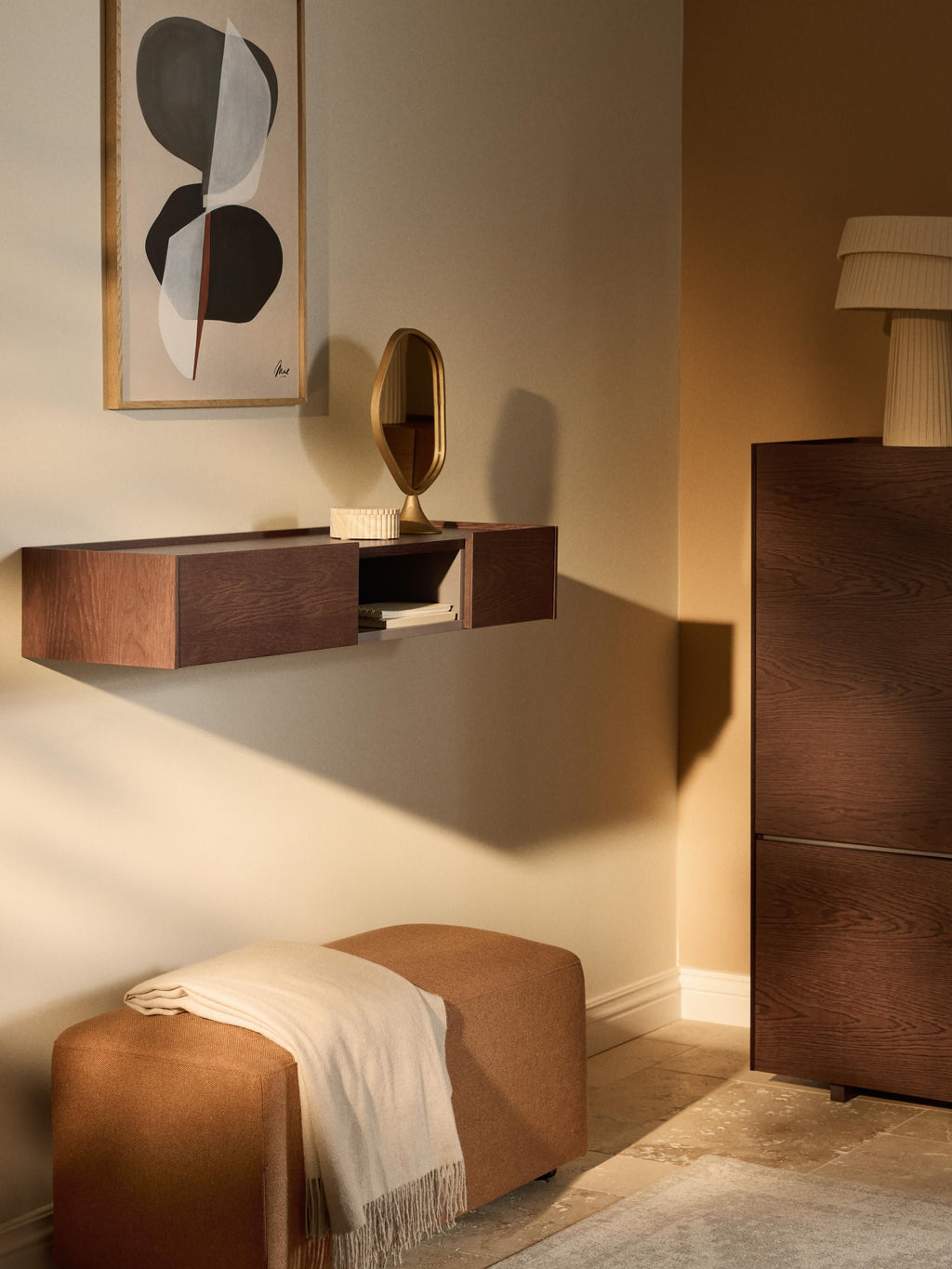 Larsen Wooden Wall Console