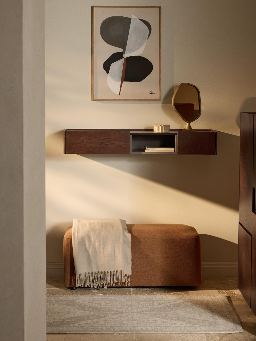 Larsen Wooden Wall Console
