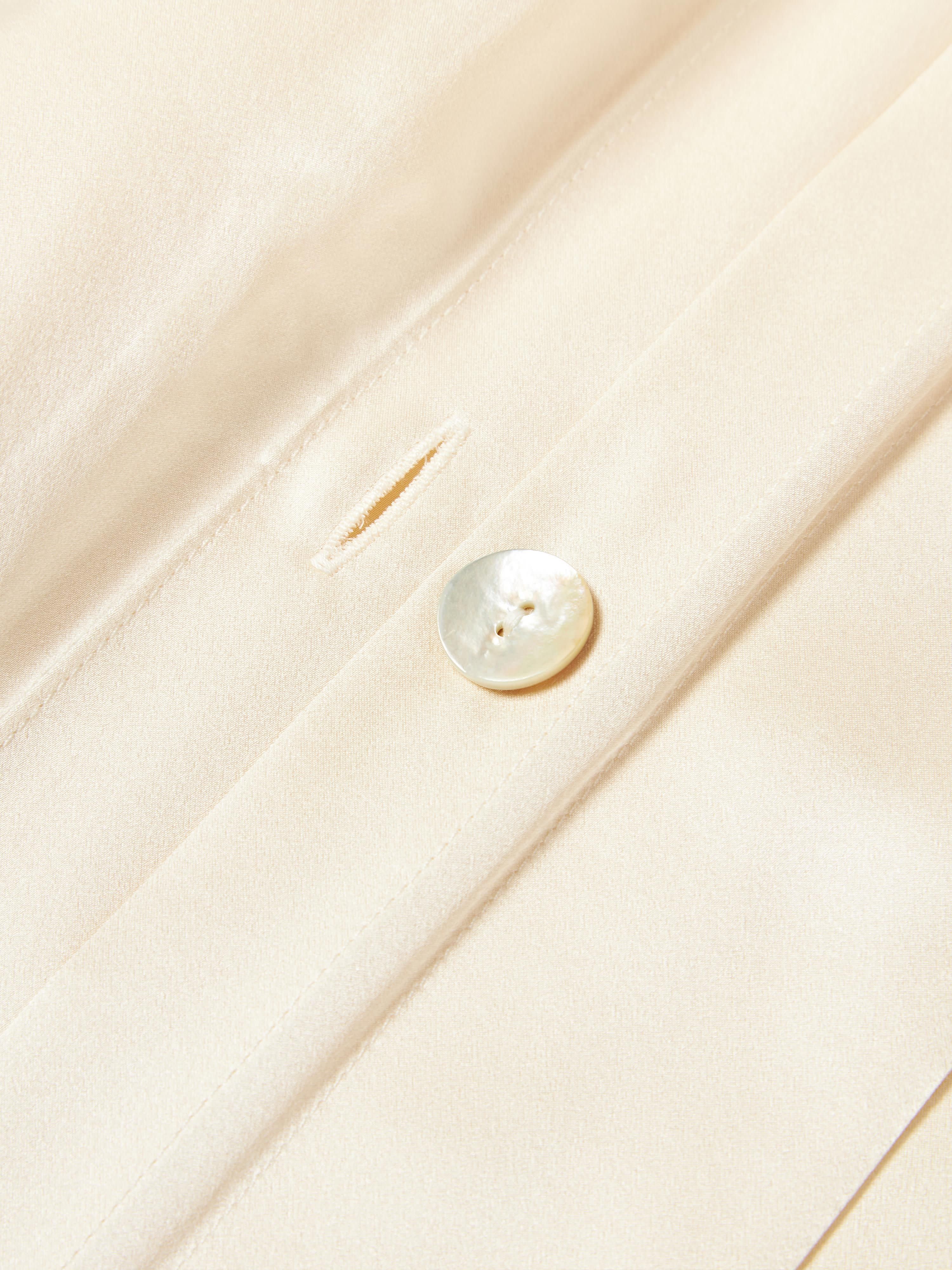 Sylvie Silk Duvet Cover