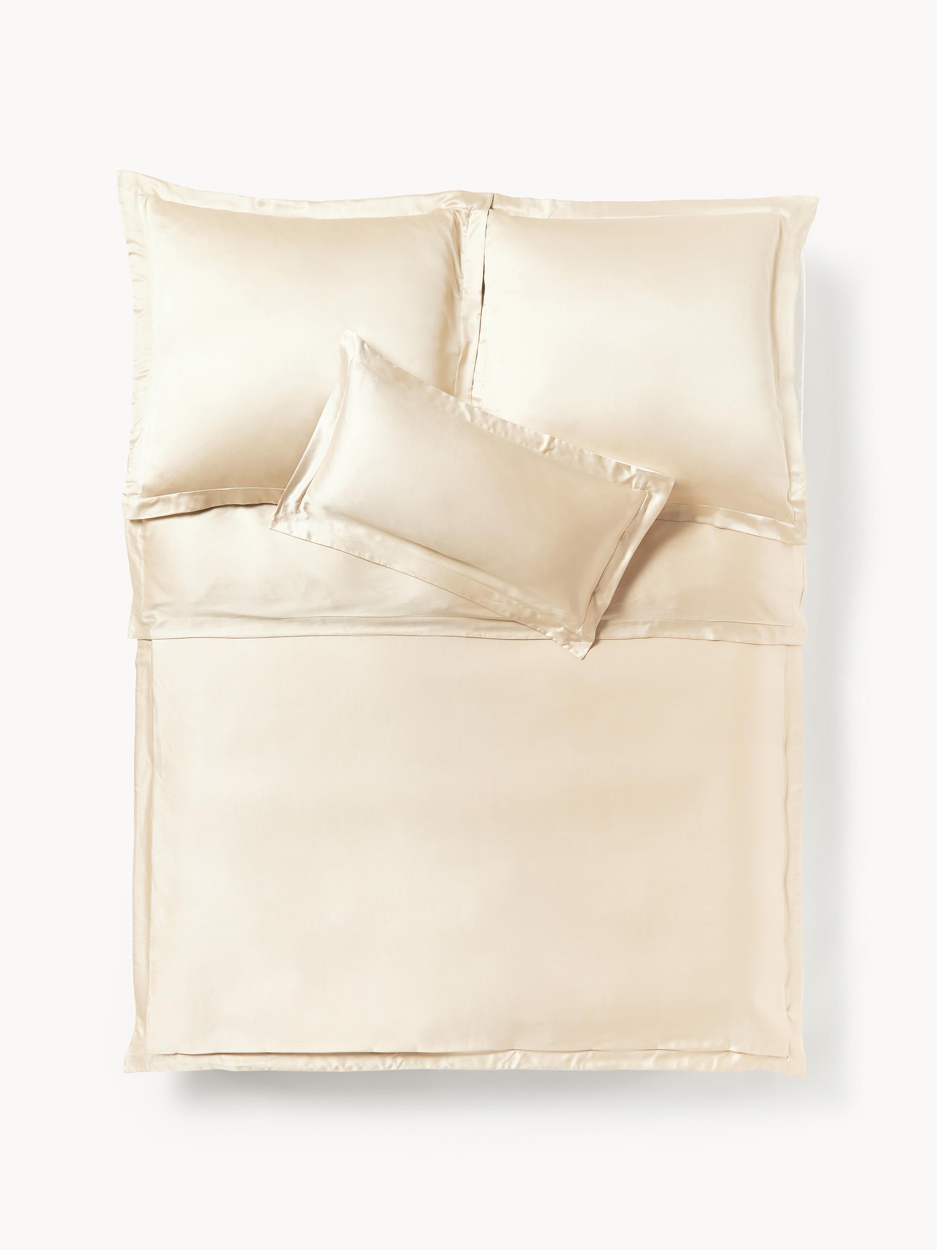 Sylvie Silk Duvet Cover