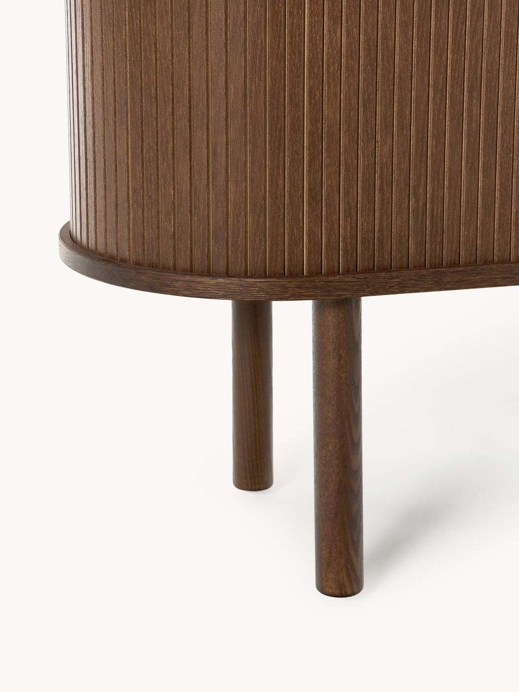 Calary Shelving Unit with Fluted Front