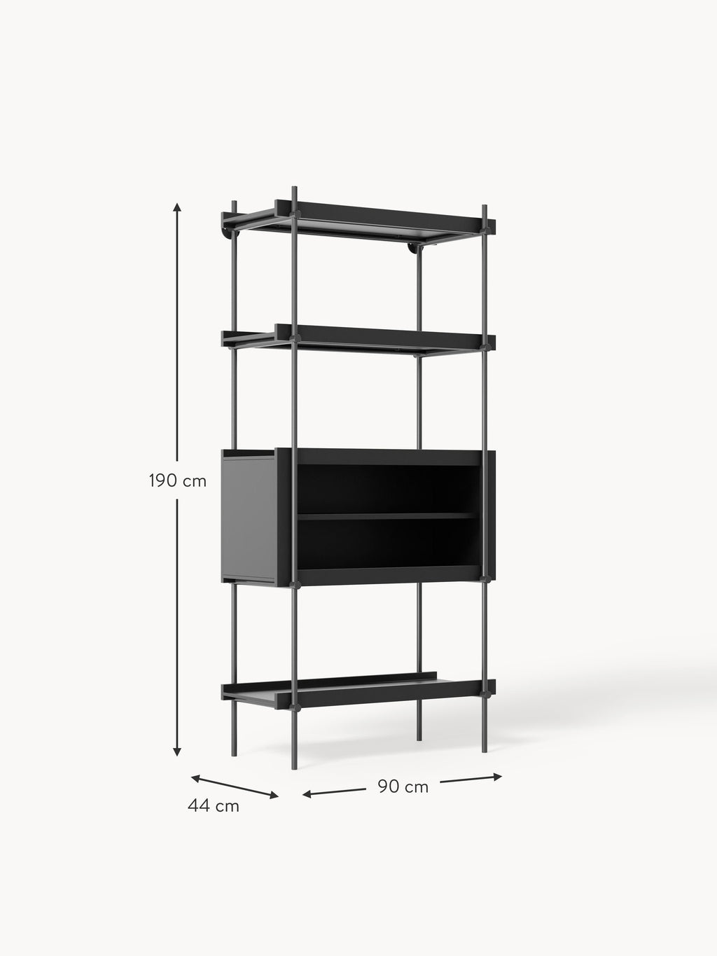 Rio Tall Shelving Unit with Openbox