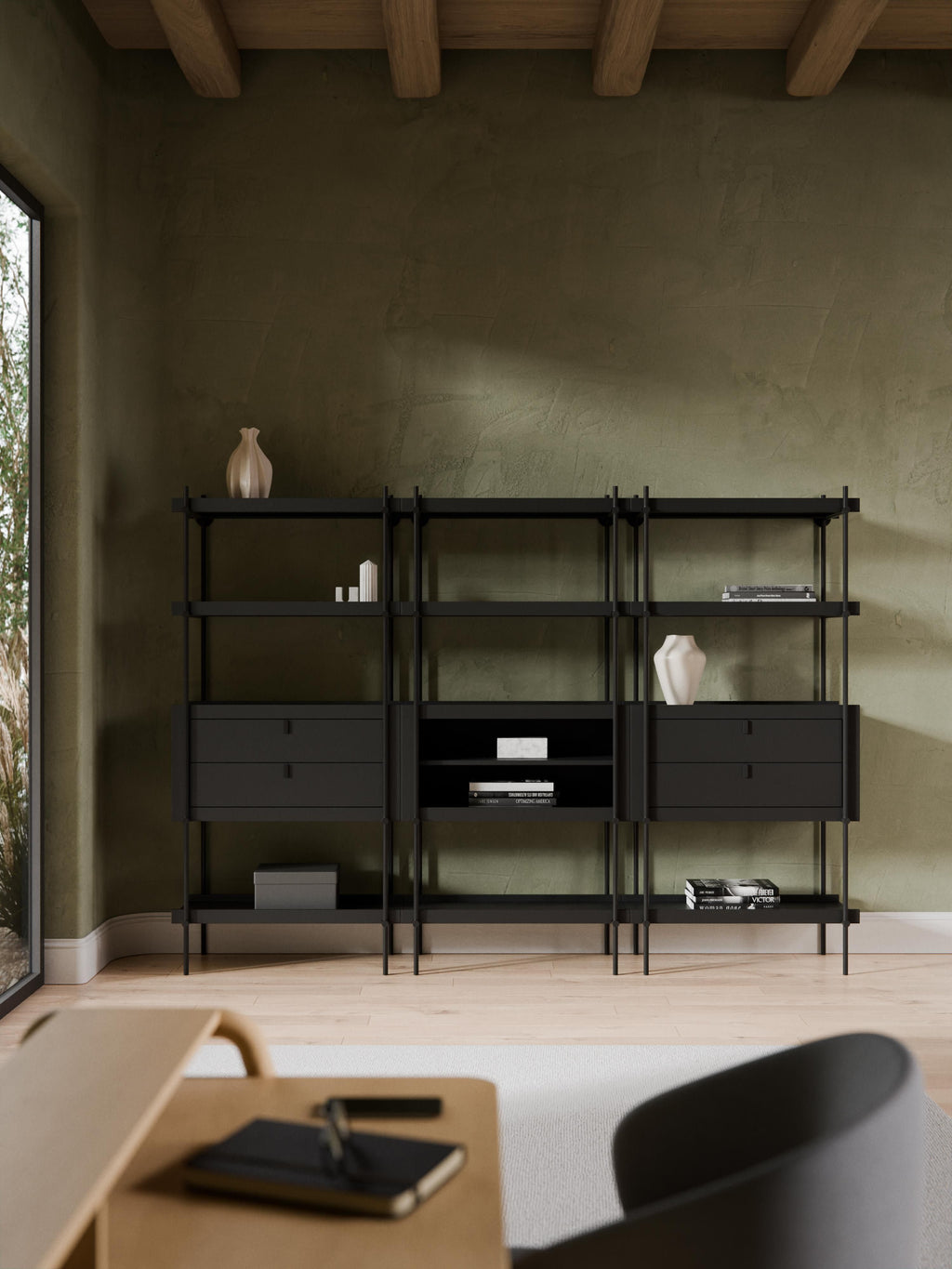 Rio Tall Shelving Unit with Openbox