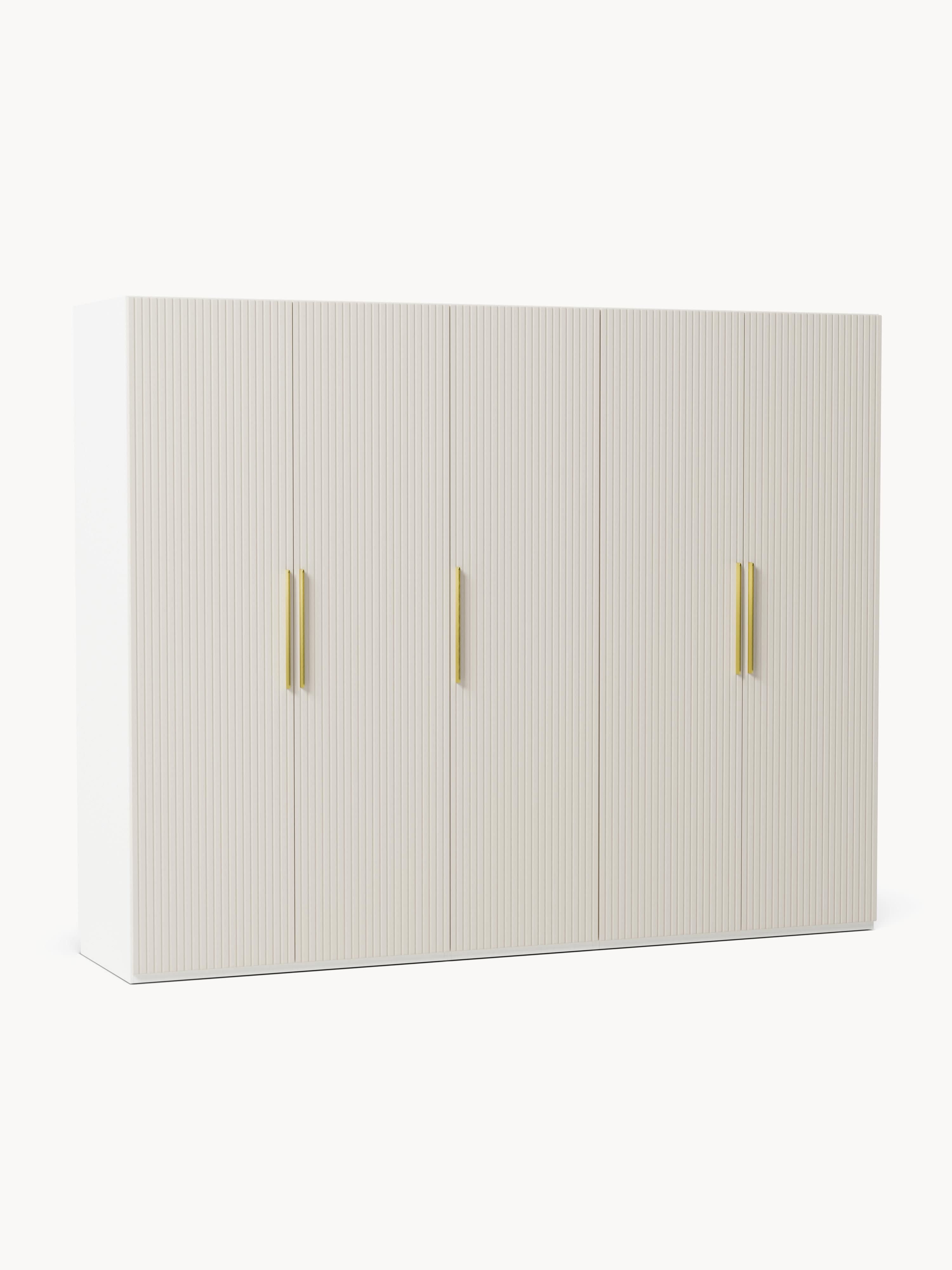 Simone Modular Revolving Door Wardrobe, 250 cm Wide, in various sizes
