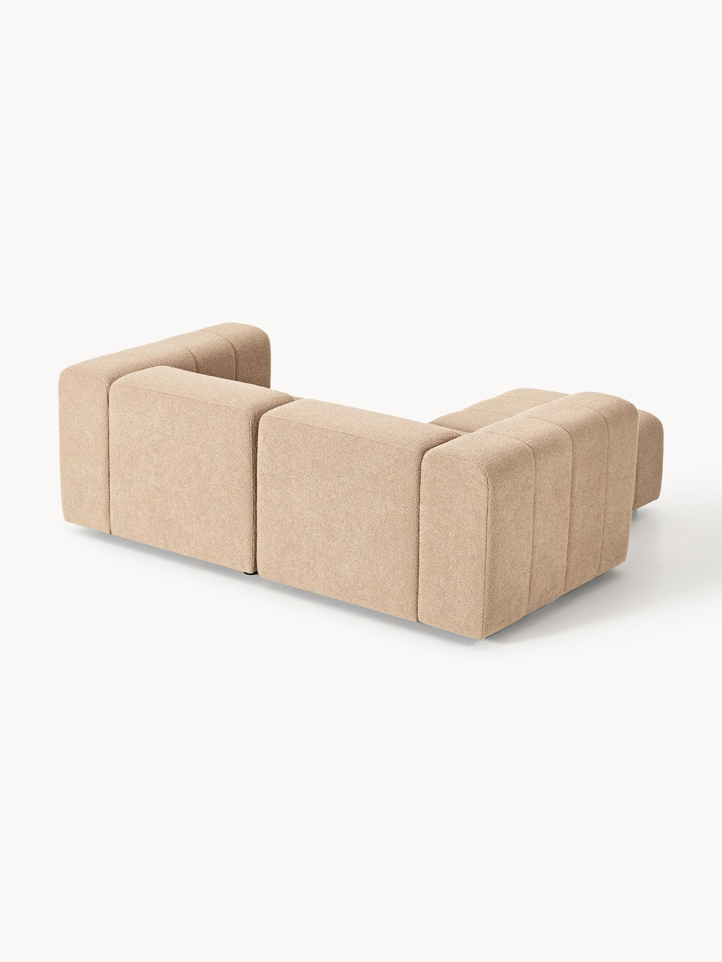 Lena Bouclé Modular Sofa (2-seater) with Ottoman (left/right)