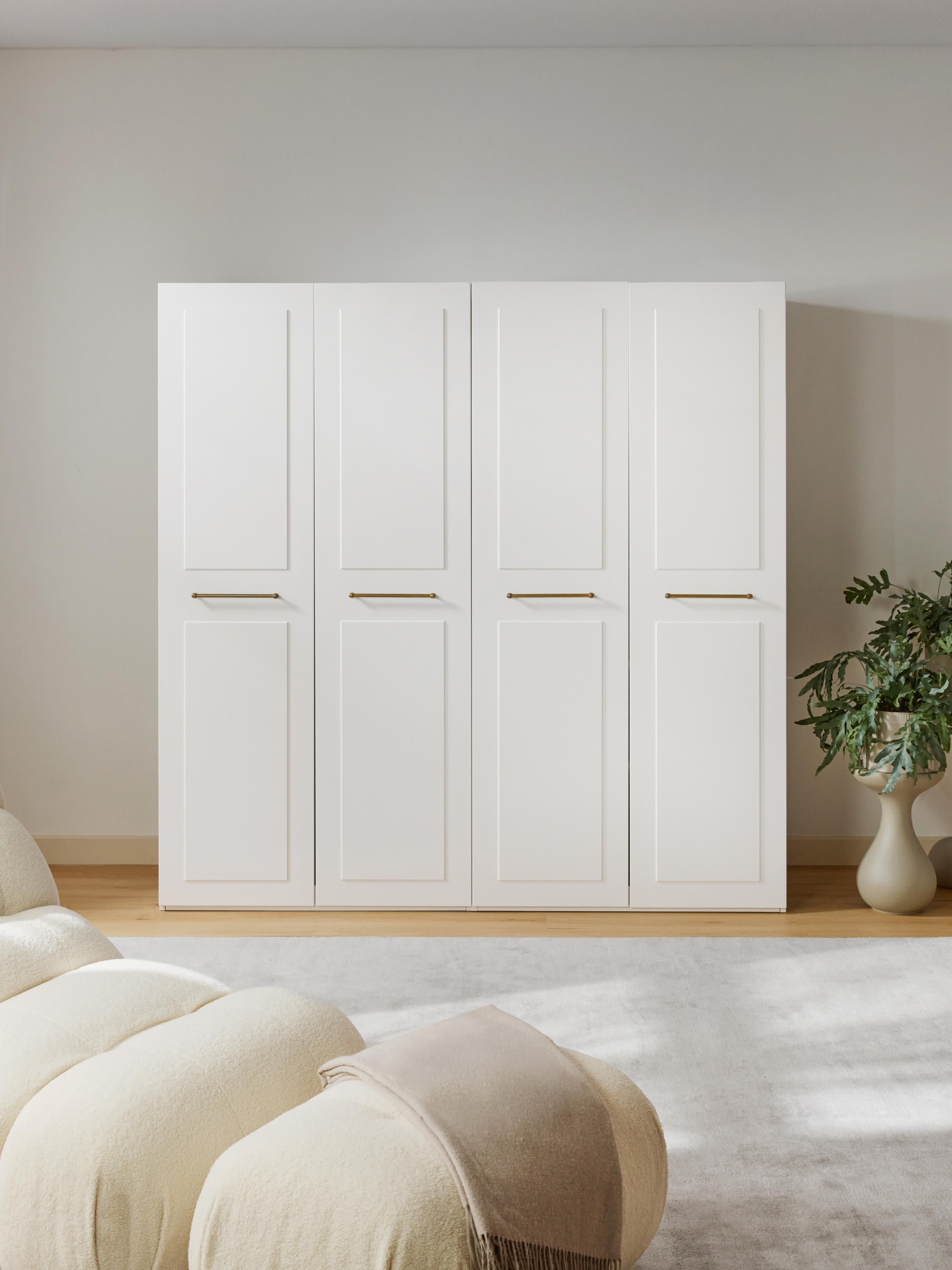 Charlotte Modular Hinged Door Wardrobe, 200 cm Wide, in various sizes