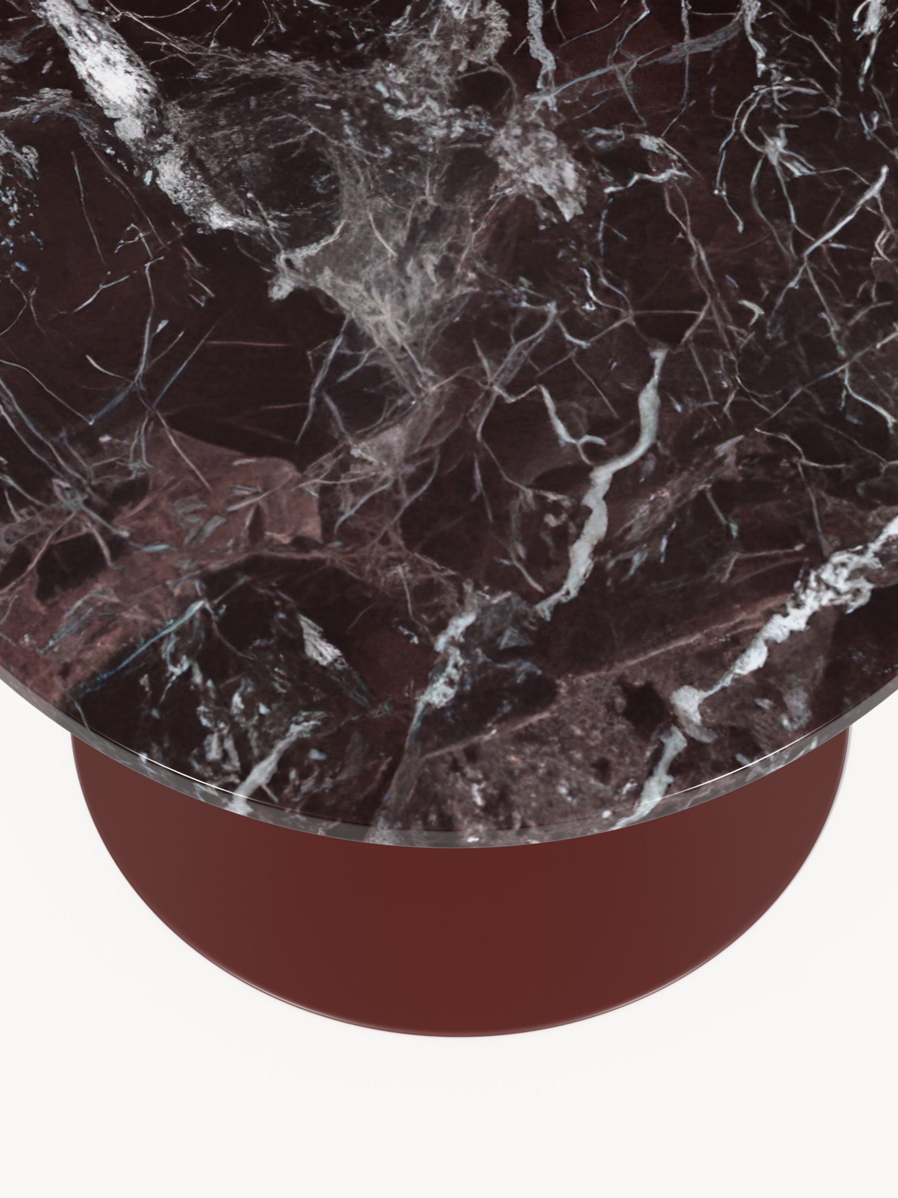 Miley Oval Marble Dining Table, 120 x 90 cm