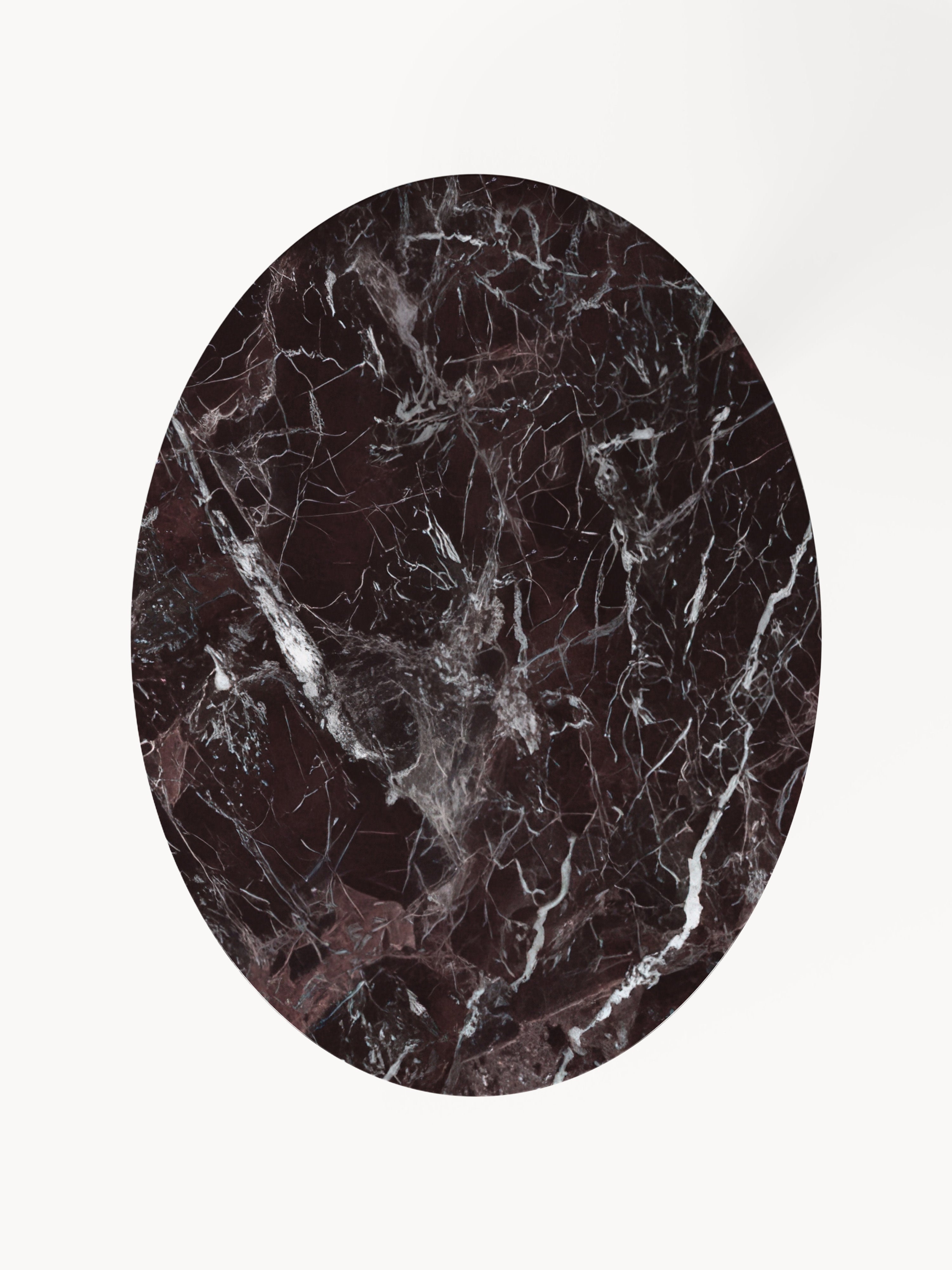 Miley Oval Marble Dining Table, 120 x 90 cm
