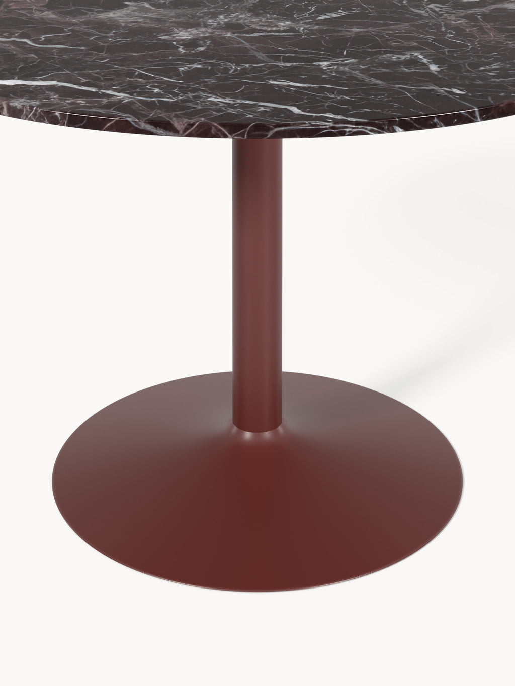 Miley Oval Marble Dining Table, 120 x 90 cm