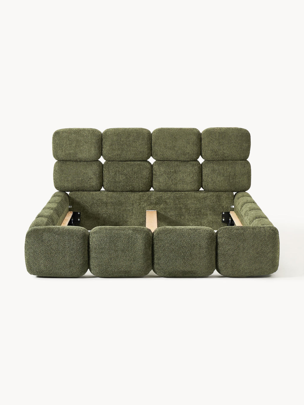 Tayla Upholstered Teddy Bouclé Bed