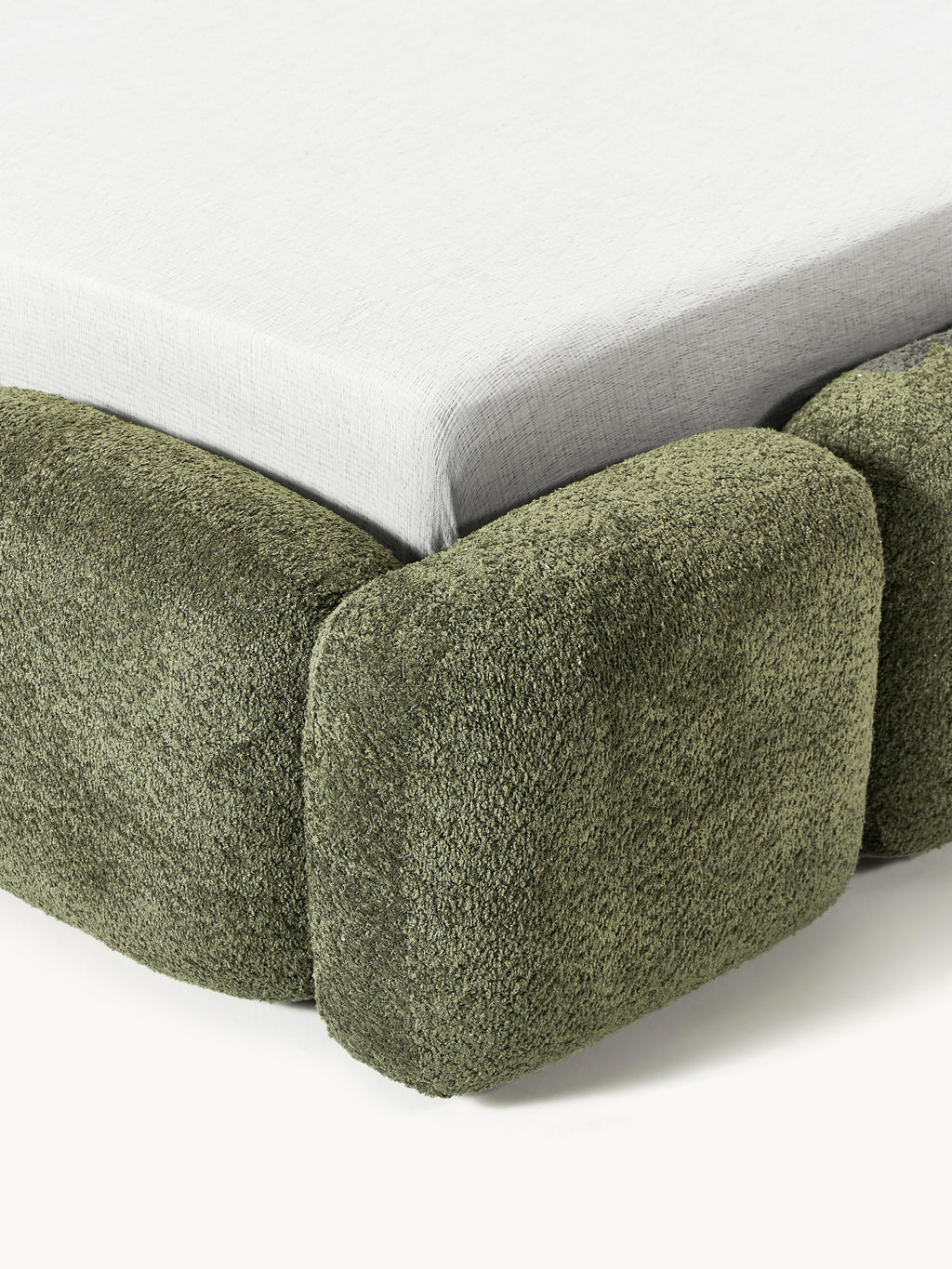 Tayla Upholstered Teddy Bouclé Bed
