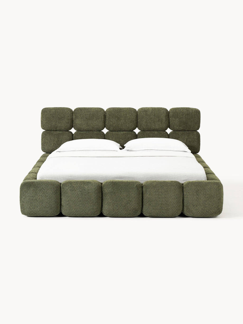 Tayla Upholstered Teddy Bouclé Bed