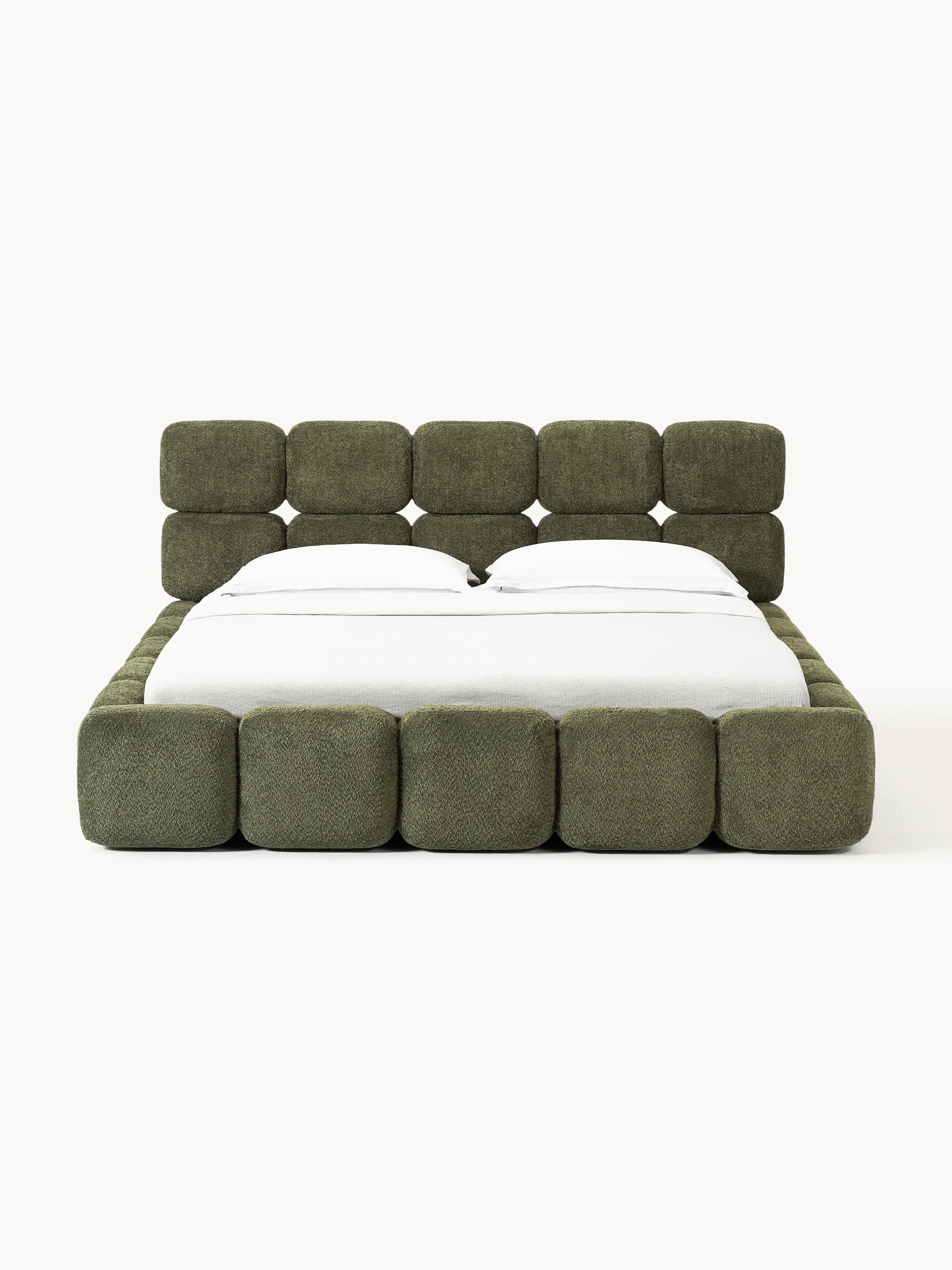 Tayla Upholstered Teddy Bouclé Bed