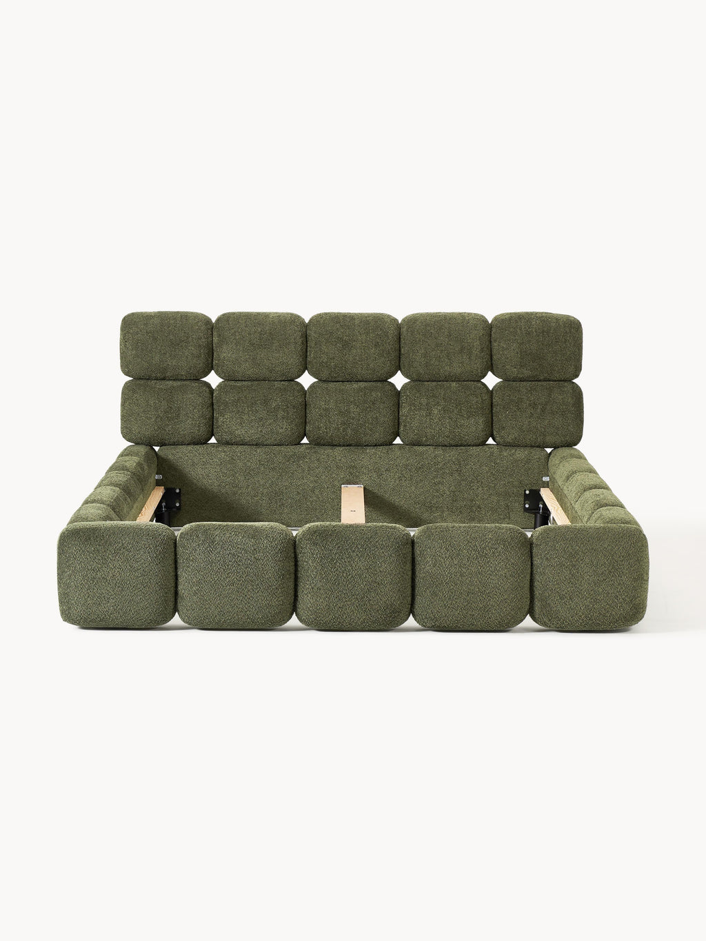 Tayla Upholstered Teddy Bouclé Bed