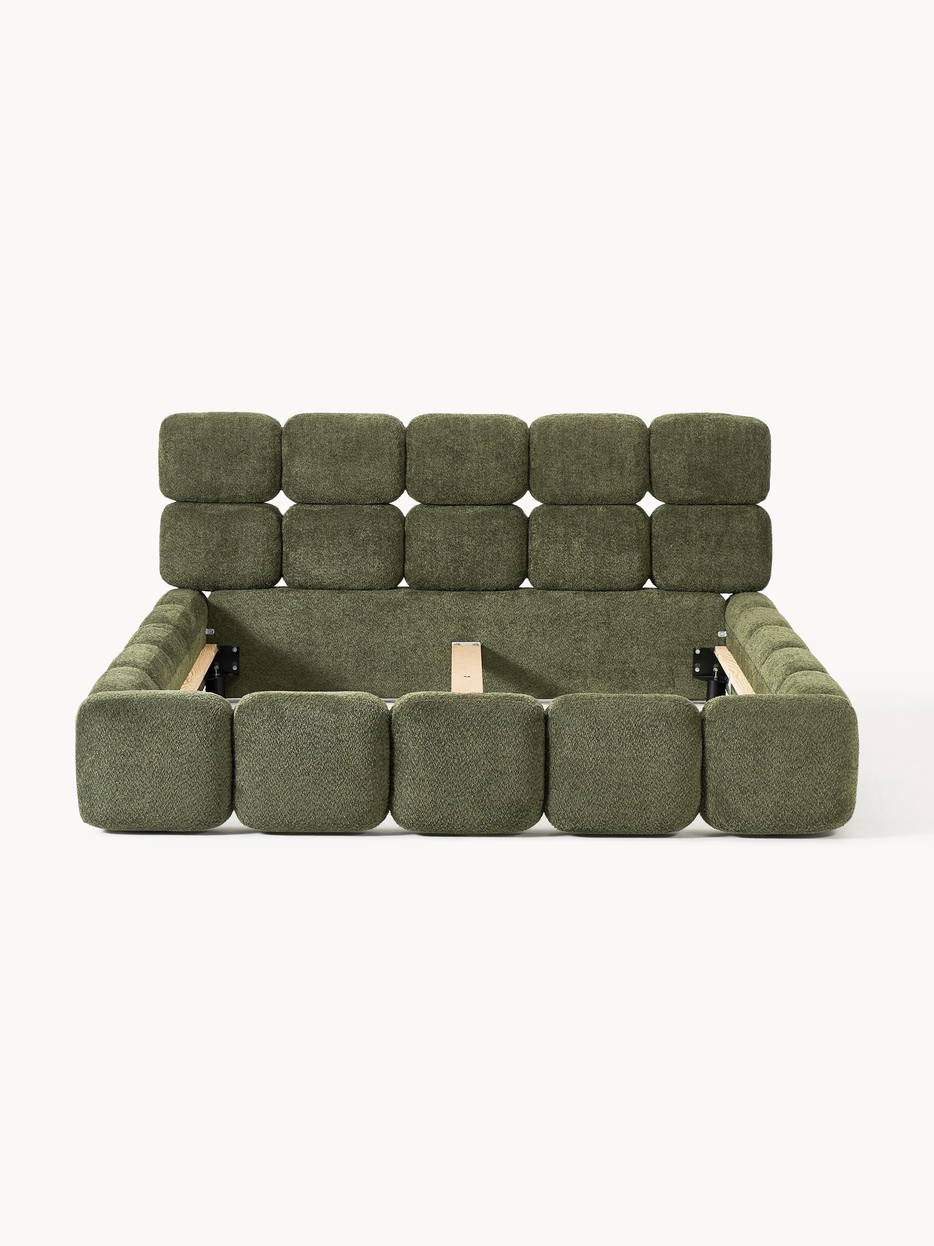 Tayla Upholstered Teddy Bouclé Bed