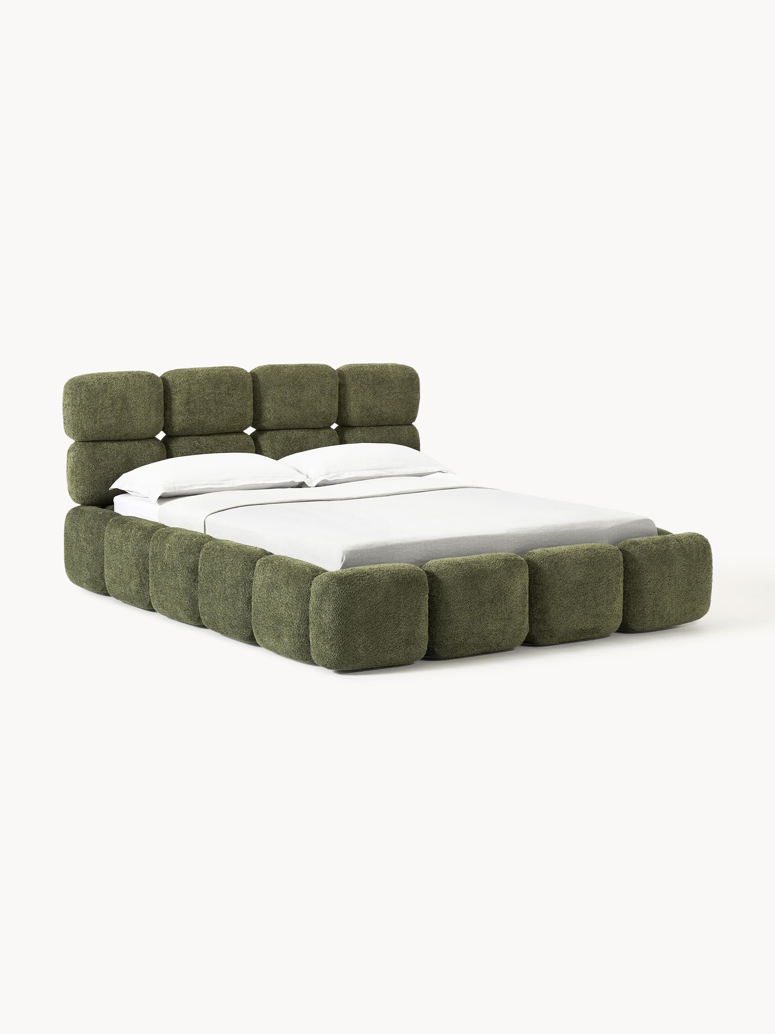 Tayla Upholstered Teddy Bouclé Bed