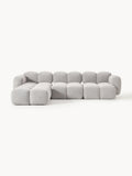 Gallery image 1 - Bouclé Modular Sofa Tayla (4-seater) with Ottoman (left/right)