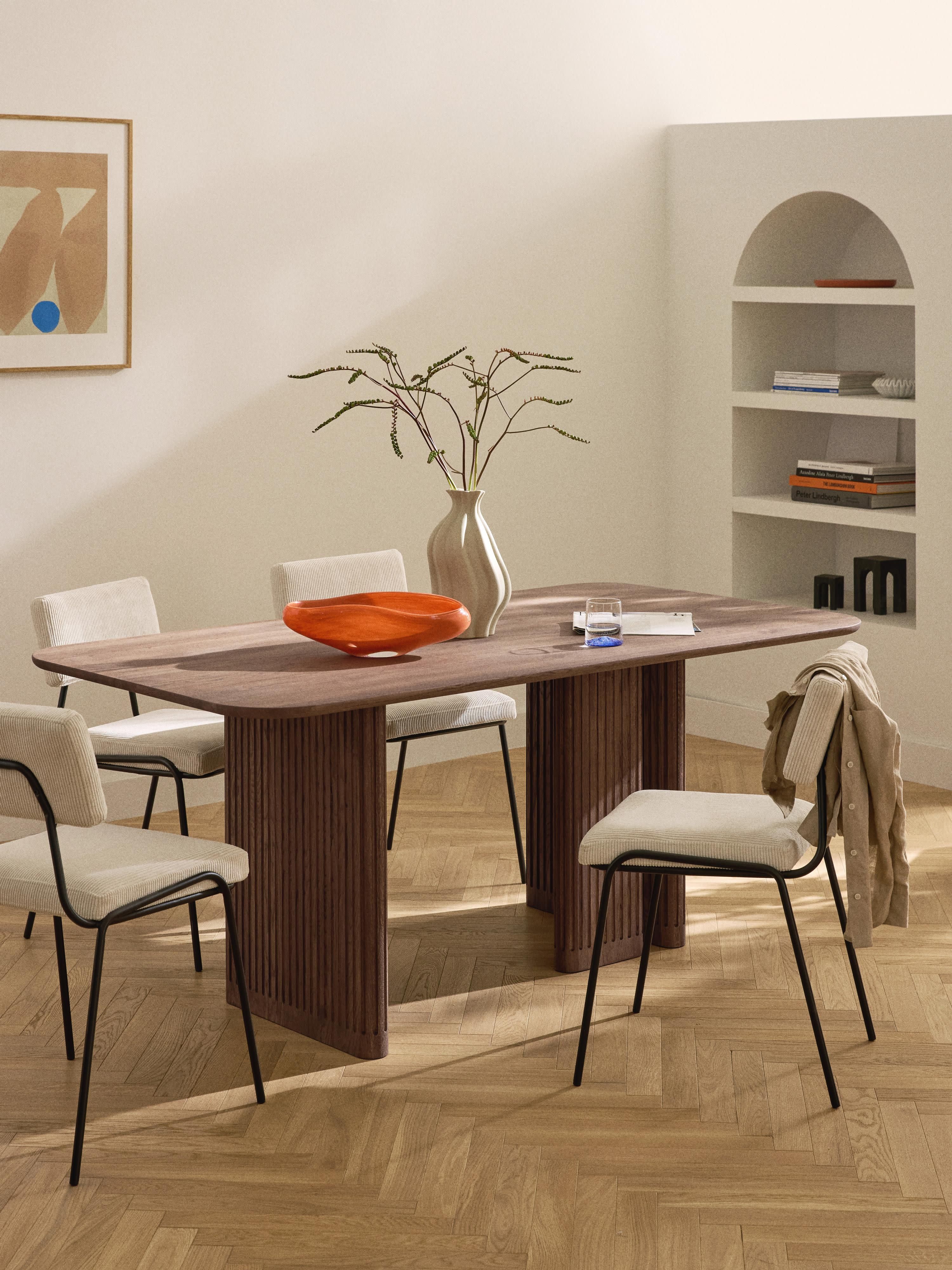 Jolka Oak Wood Dining Table, in various sizes