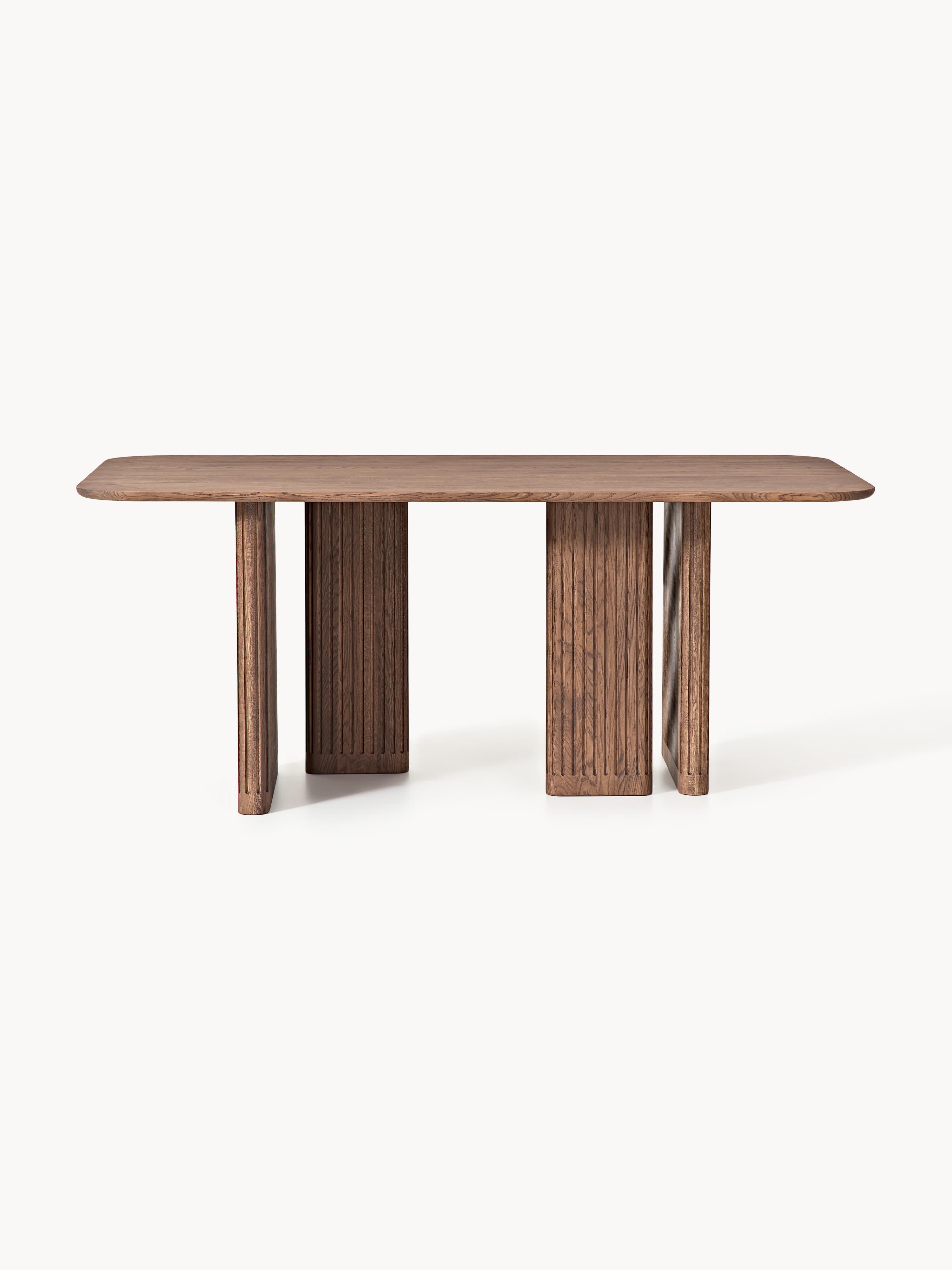 Jolka Oak Wood Dining Table, in various sizes