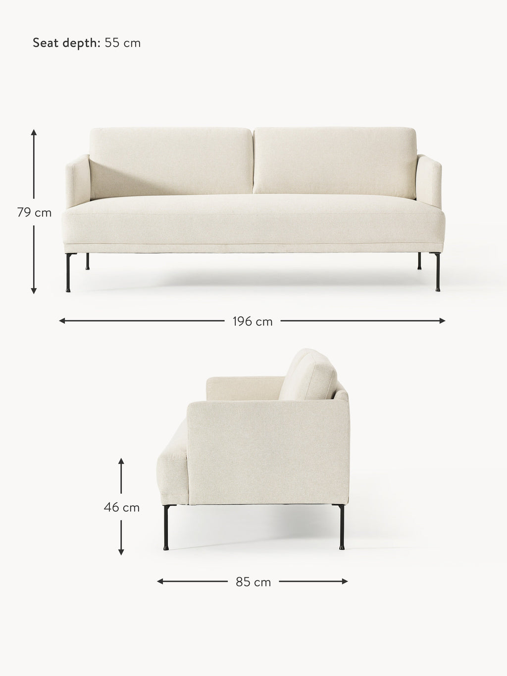 Fluente Sofa (3-seater)