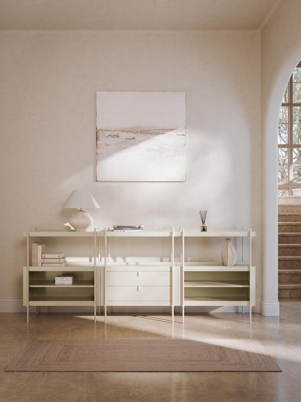 Rio Shelving Unit with Drawers