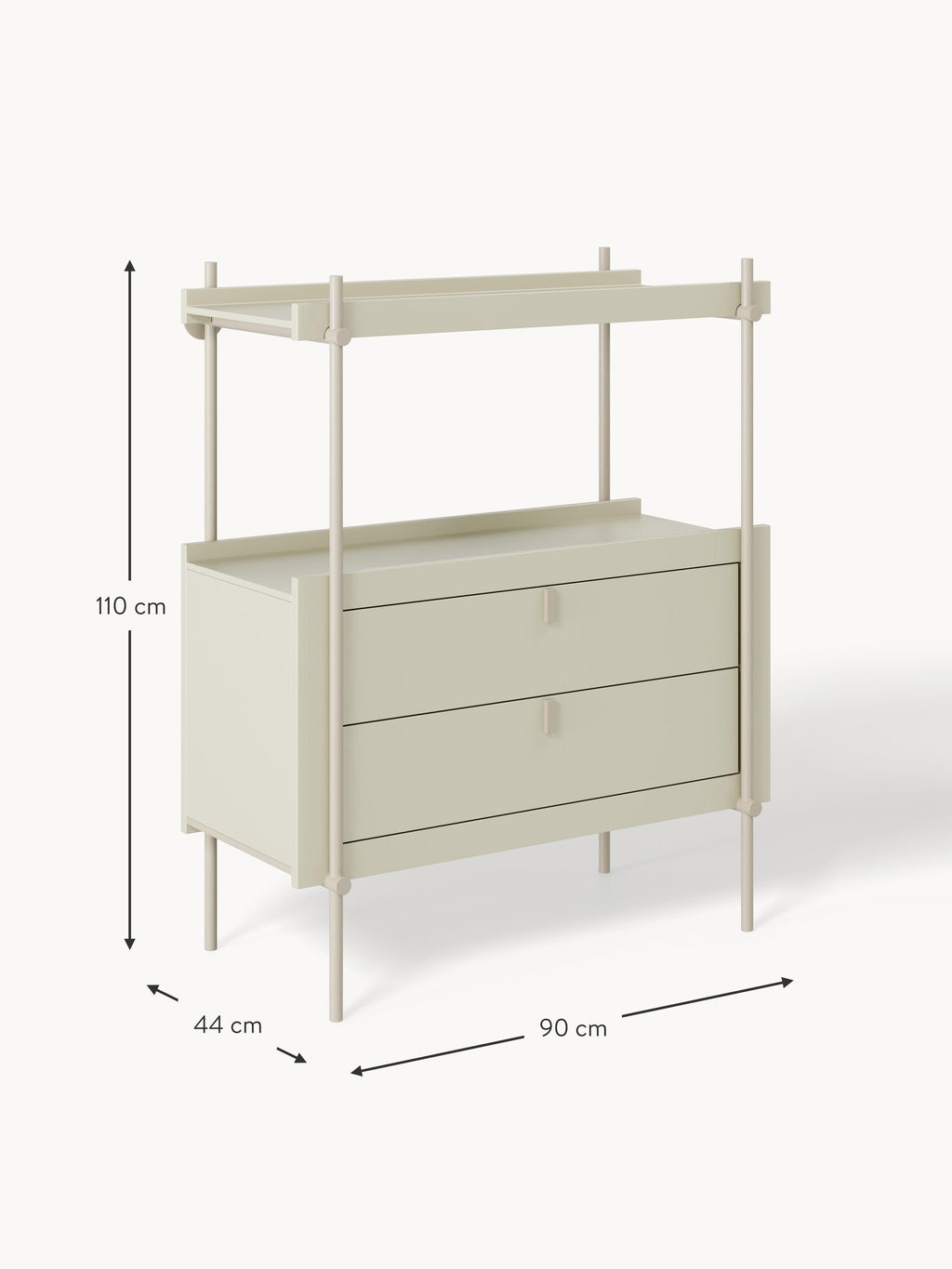 Rio Shelving Unit with Drawers