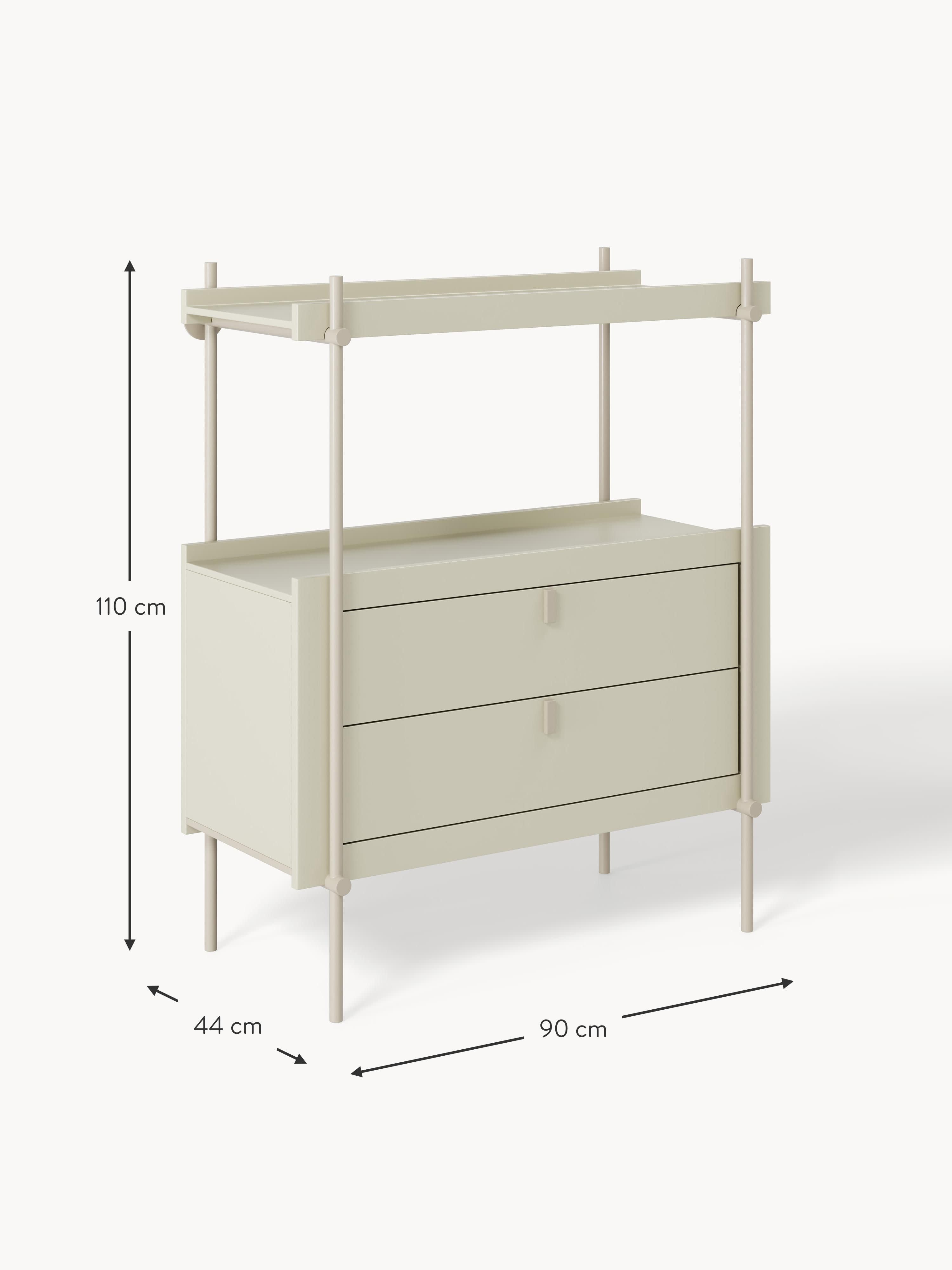 Rio Shelving Unit with Drawers