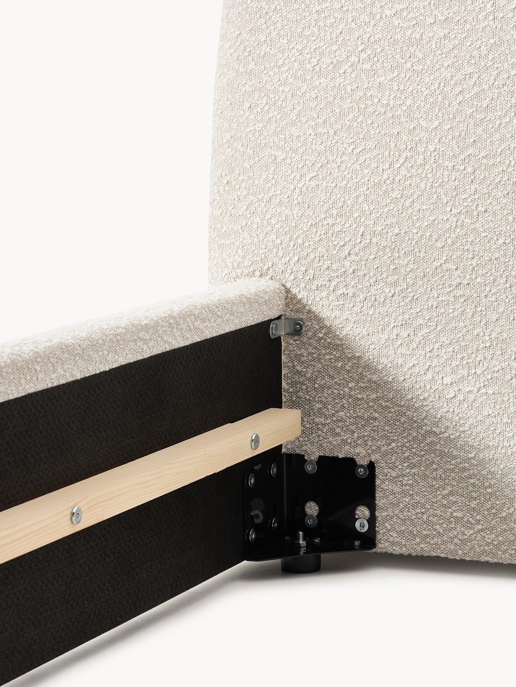Cloud Upholstered Bouclé Bed